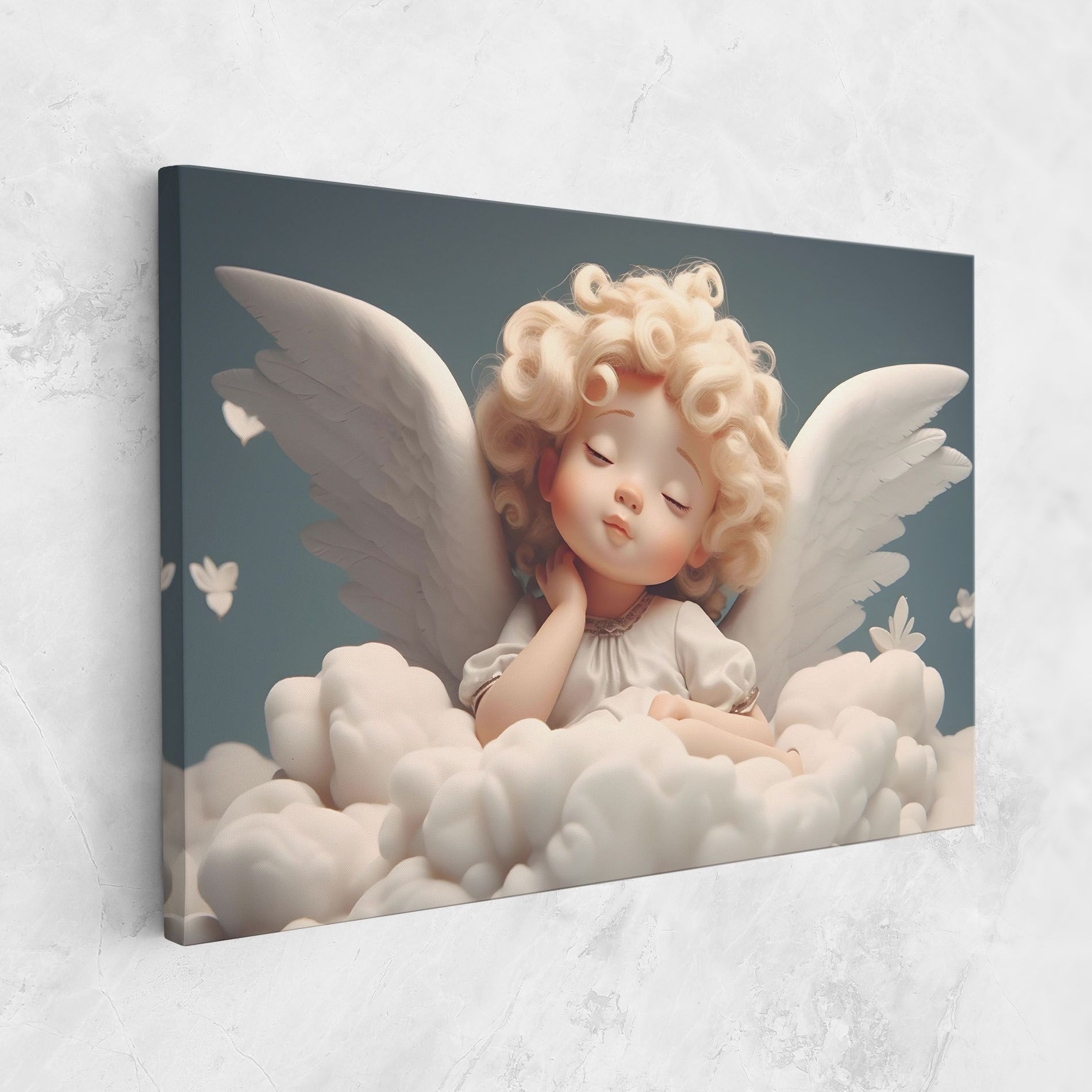 Statue Baby Angel mockup 1