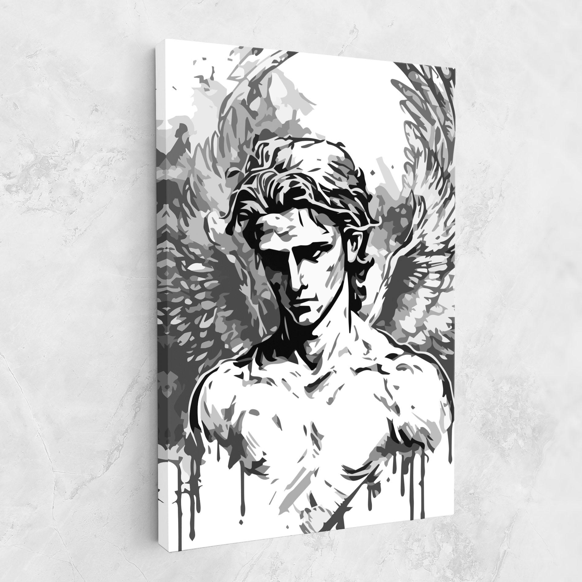 Leinwandbild Beautiful Angel mockup 1