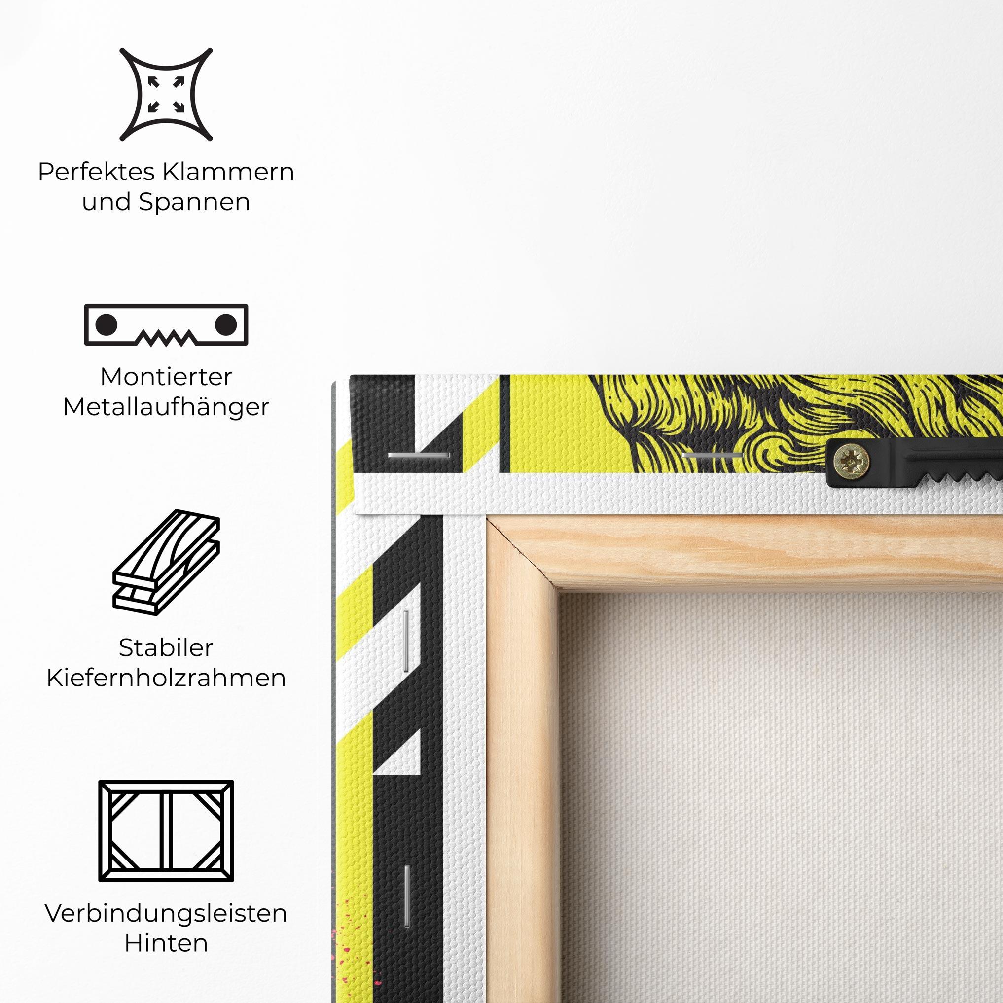 Leinwandbild Fake Heroes mockup 5