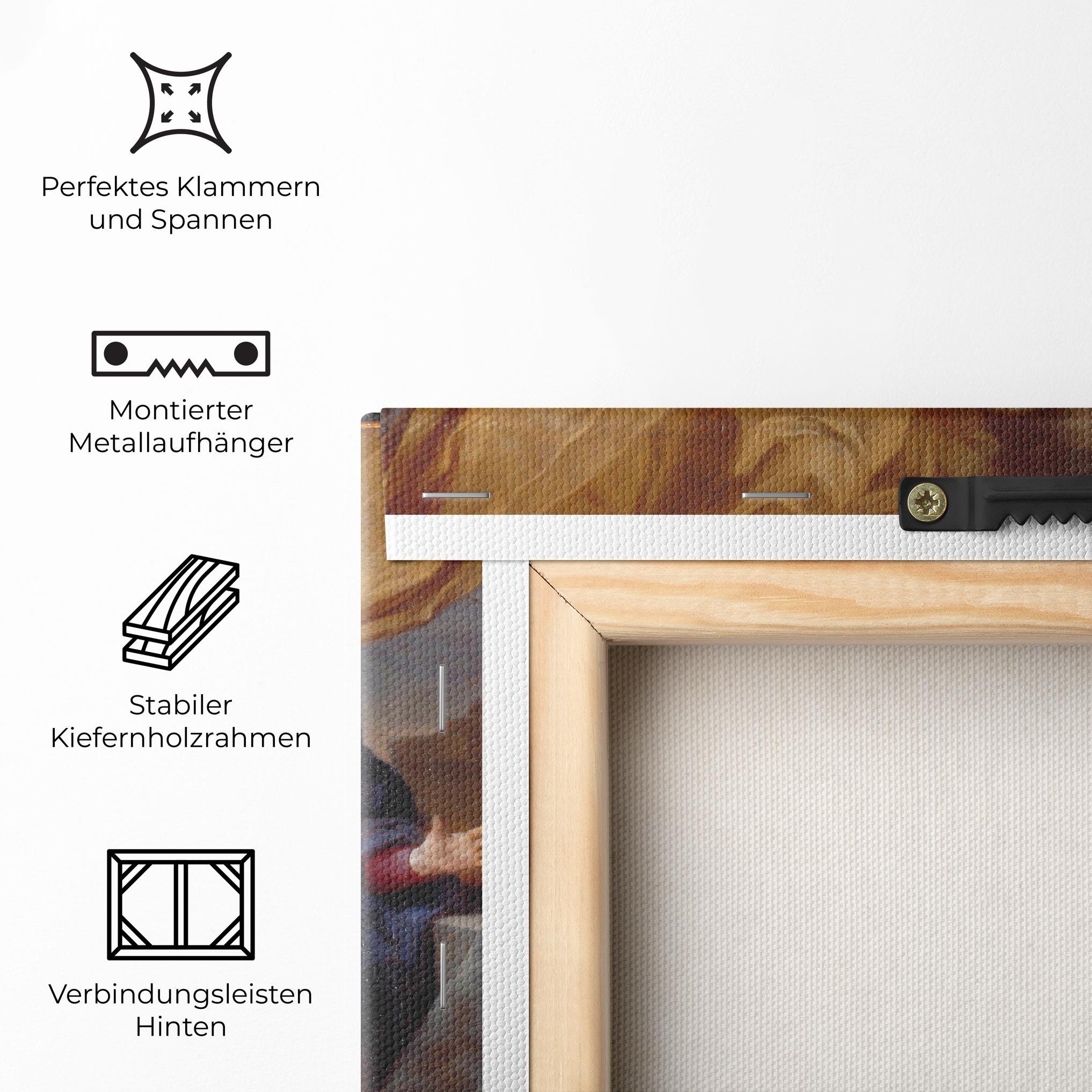 Leinwandbild Painting Old Angel mockup 5