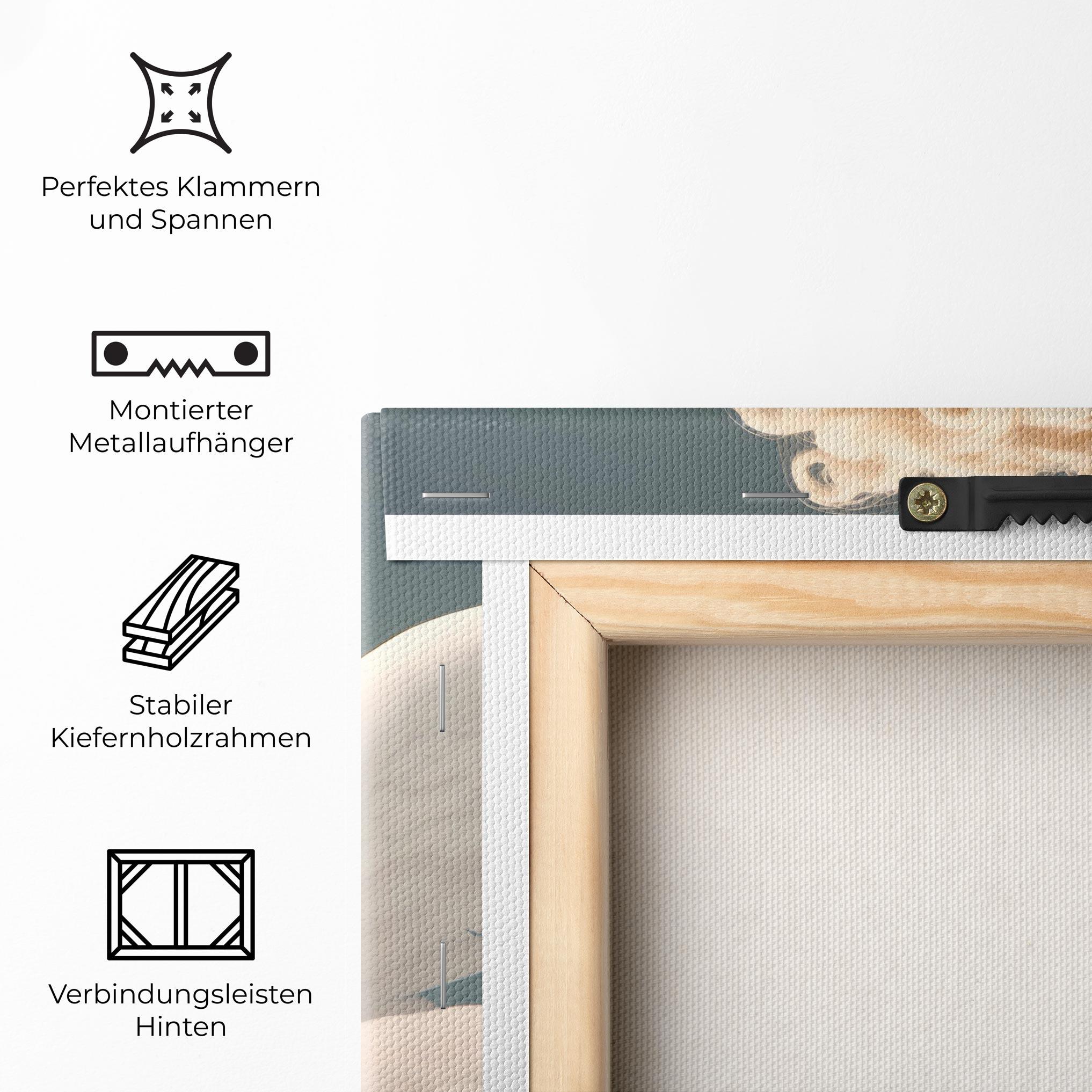 Leinwandbild Statue Baby Angel mockup 5