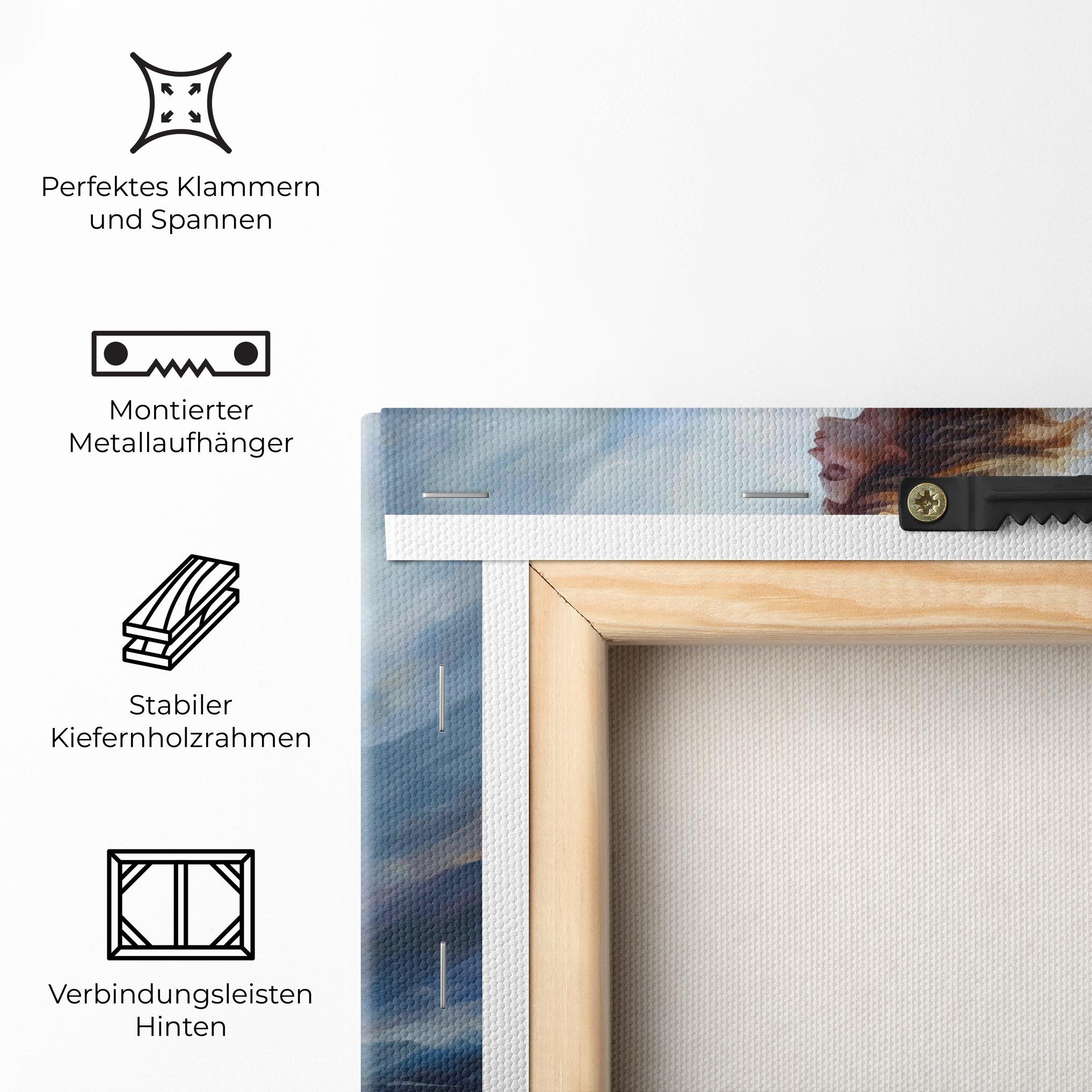 Leinwandbild Wind Angel Woman mockup 5