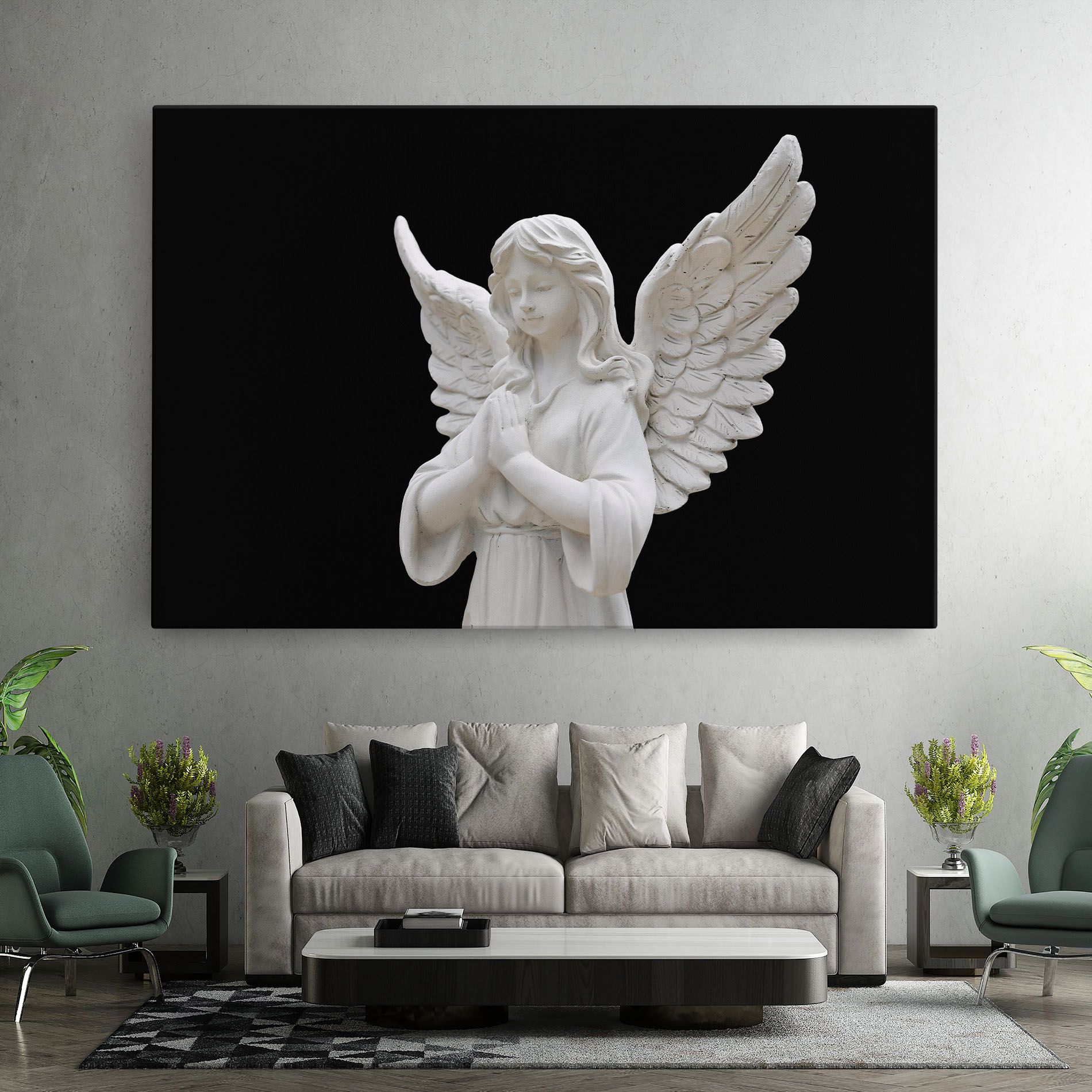 Pretty Angel Statues mockup 7