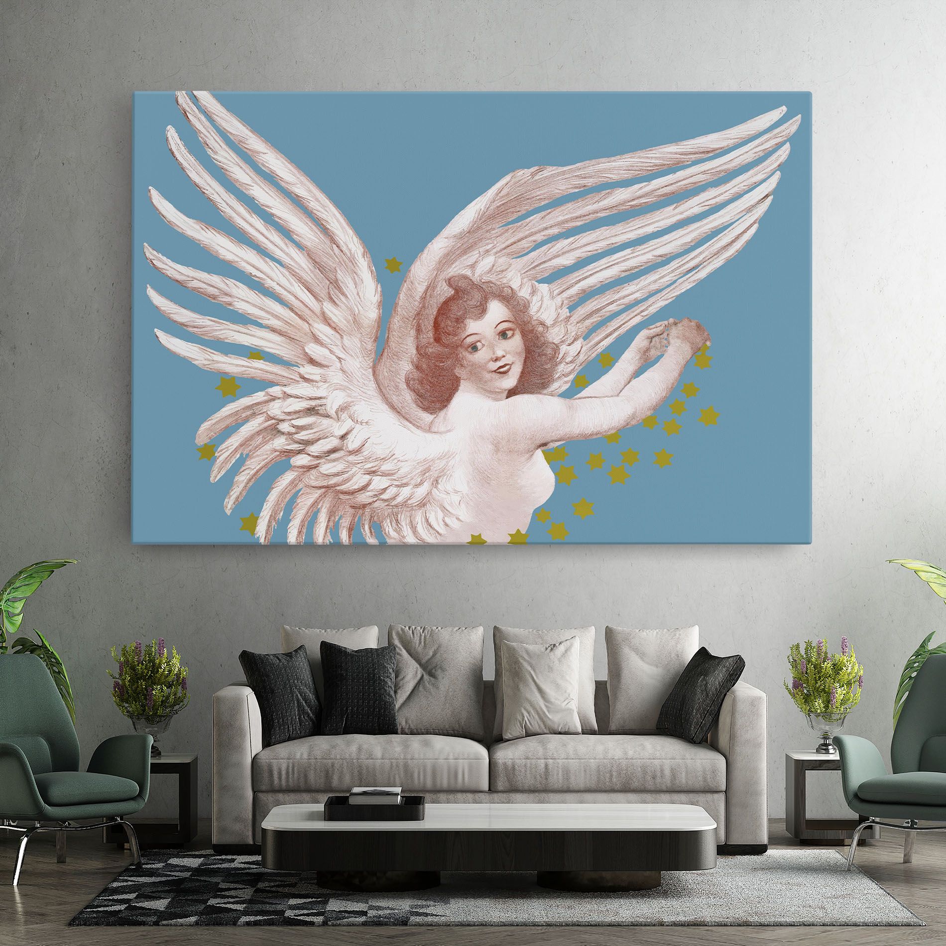 Stars Angel mockup 7