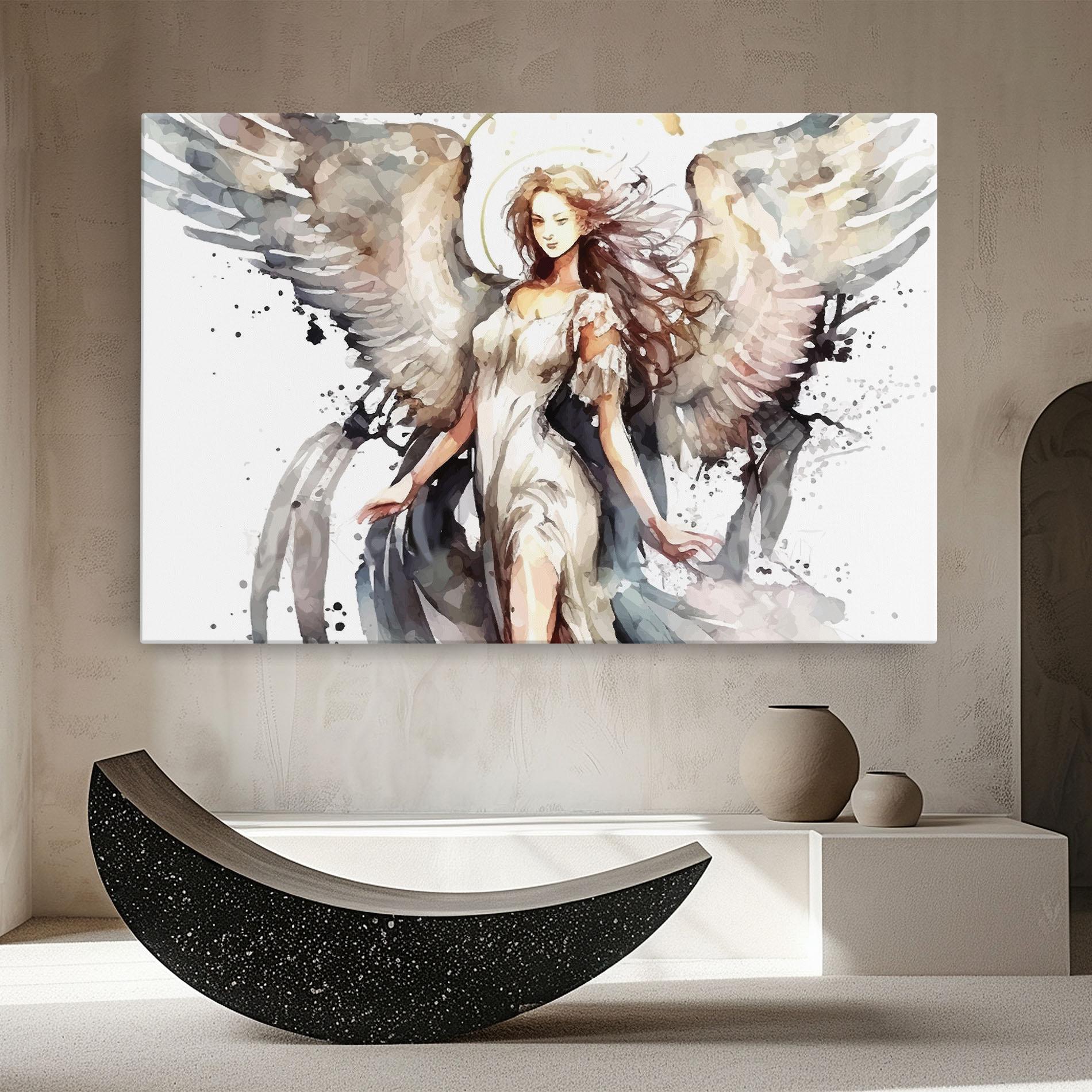Leinwandbild Angel Lady mockup 8