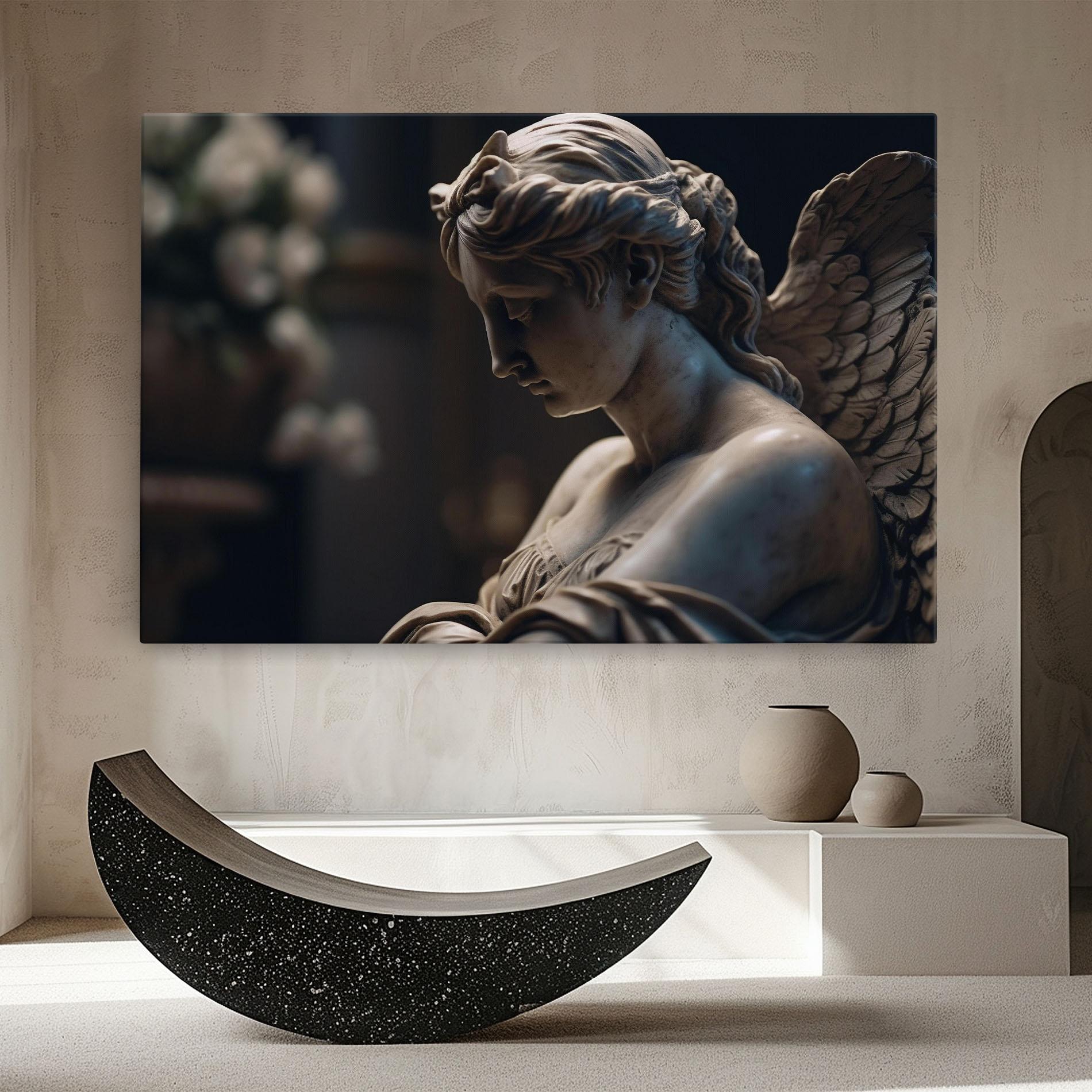 Leinwandbild Praying Woman mockup 8
