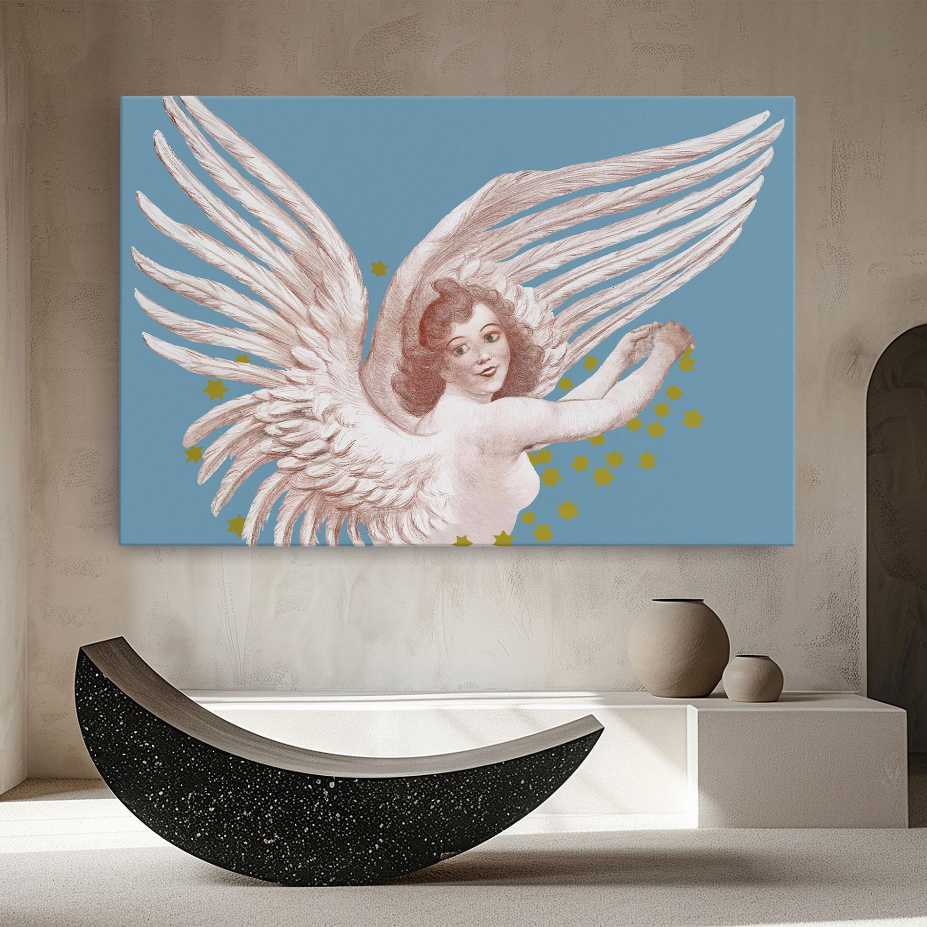 Leinwandbild Stars Angel mockup 8