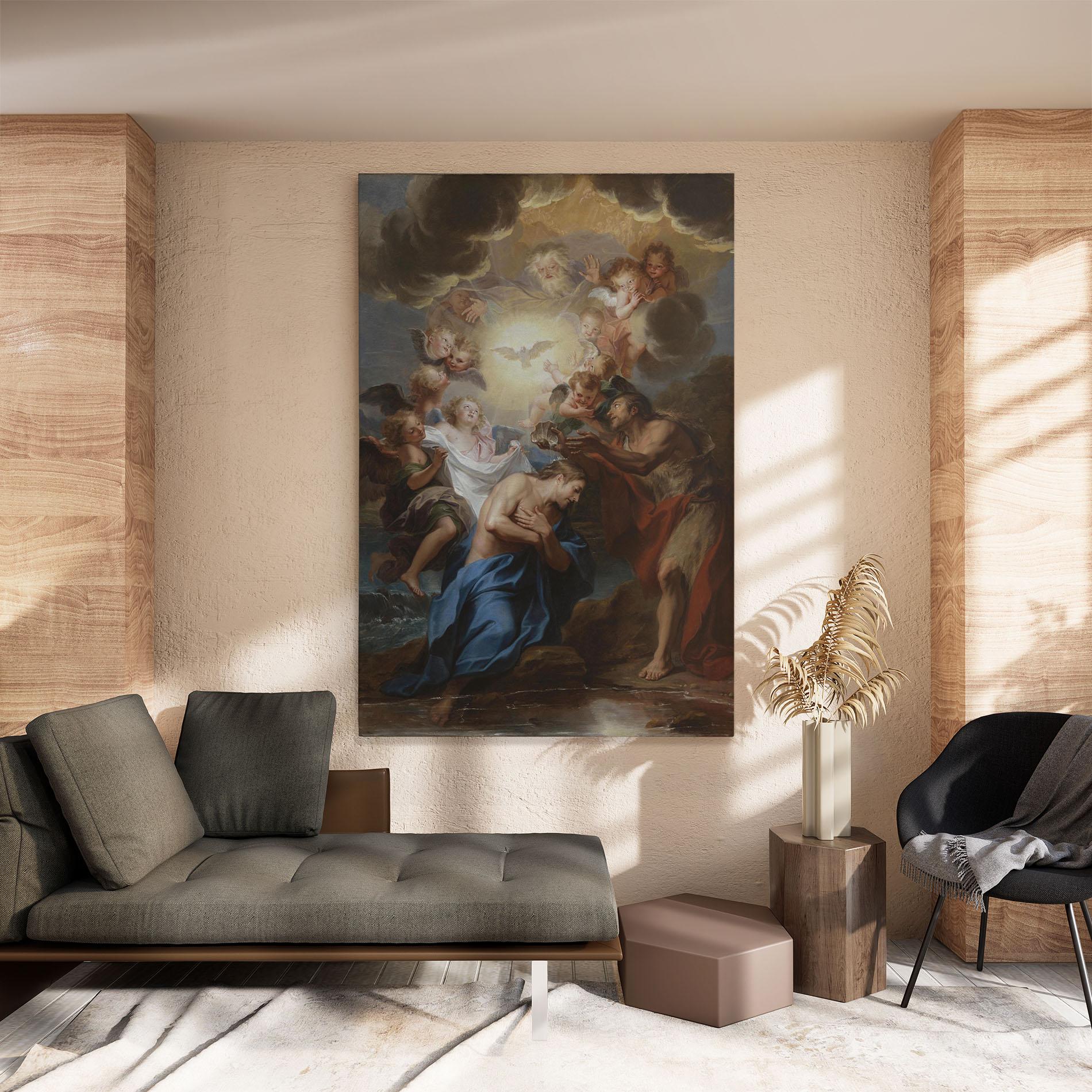 Leinwandbild Bird Floating mockup 8