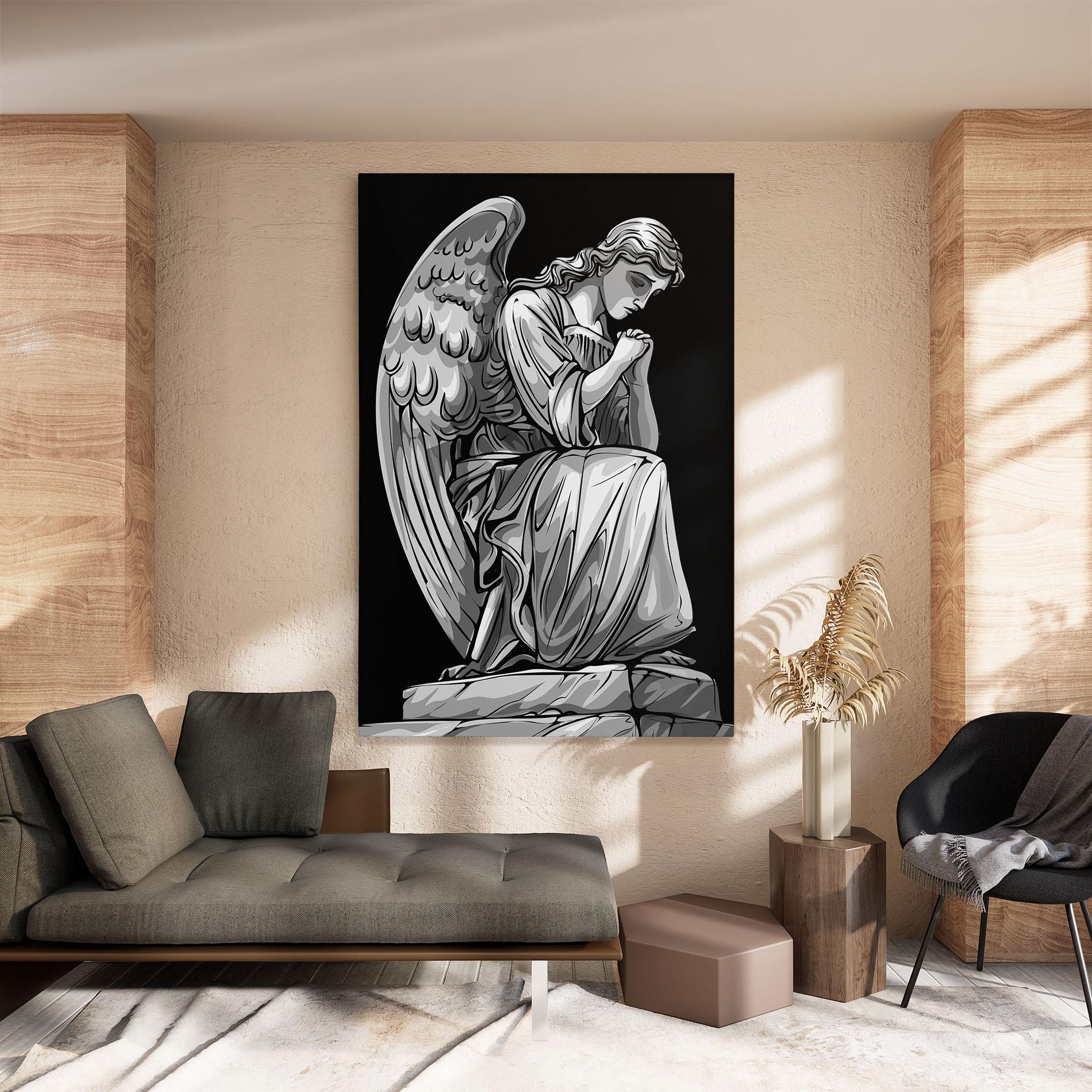 Leinwandbild Pray Angel mockup 8