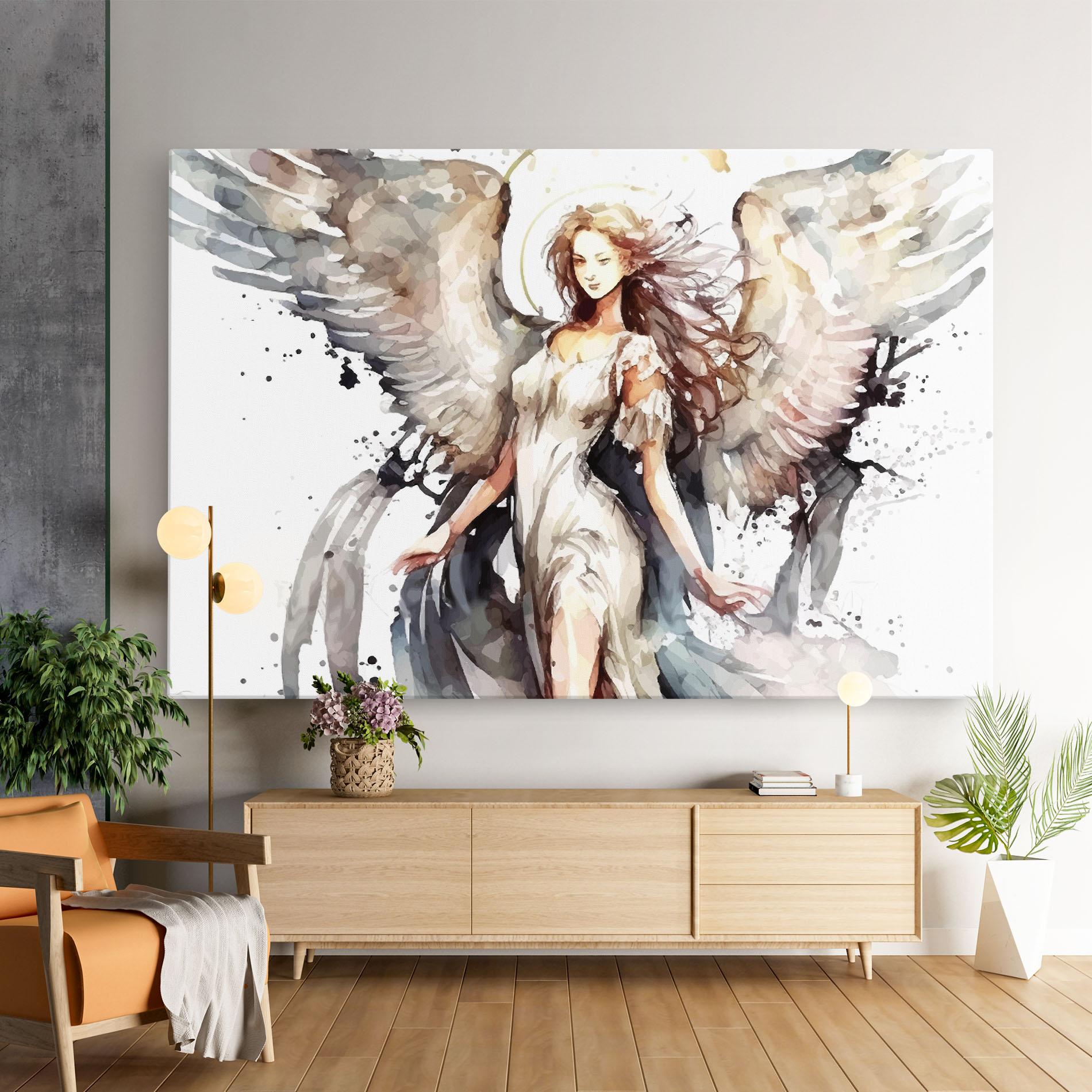 Leinwandbild Angel Lady mockup 9