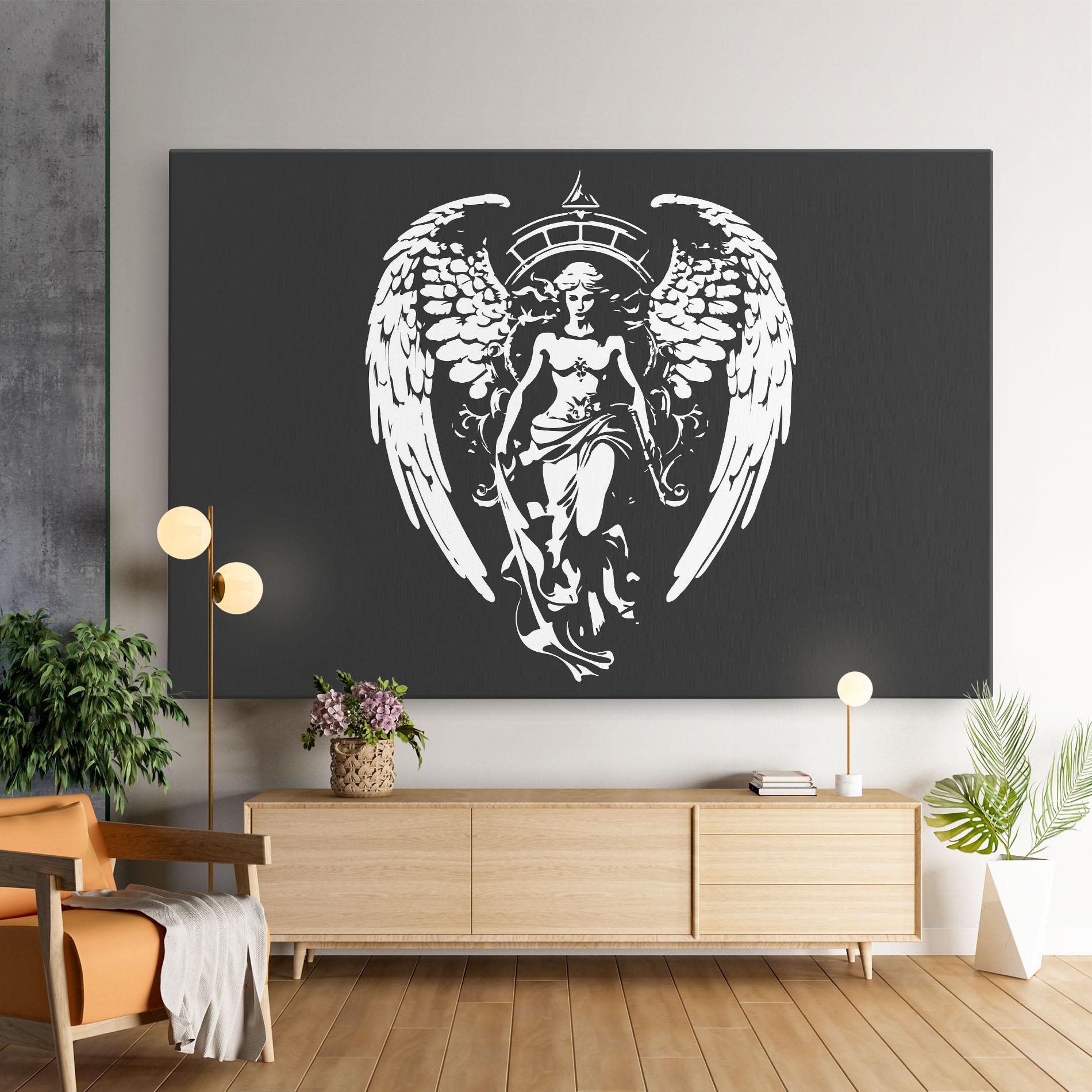Leinwandbild Angel Of Jewels mockup 9