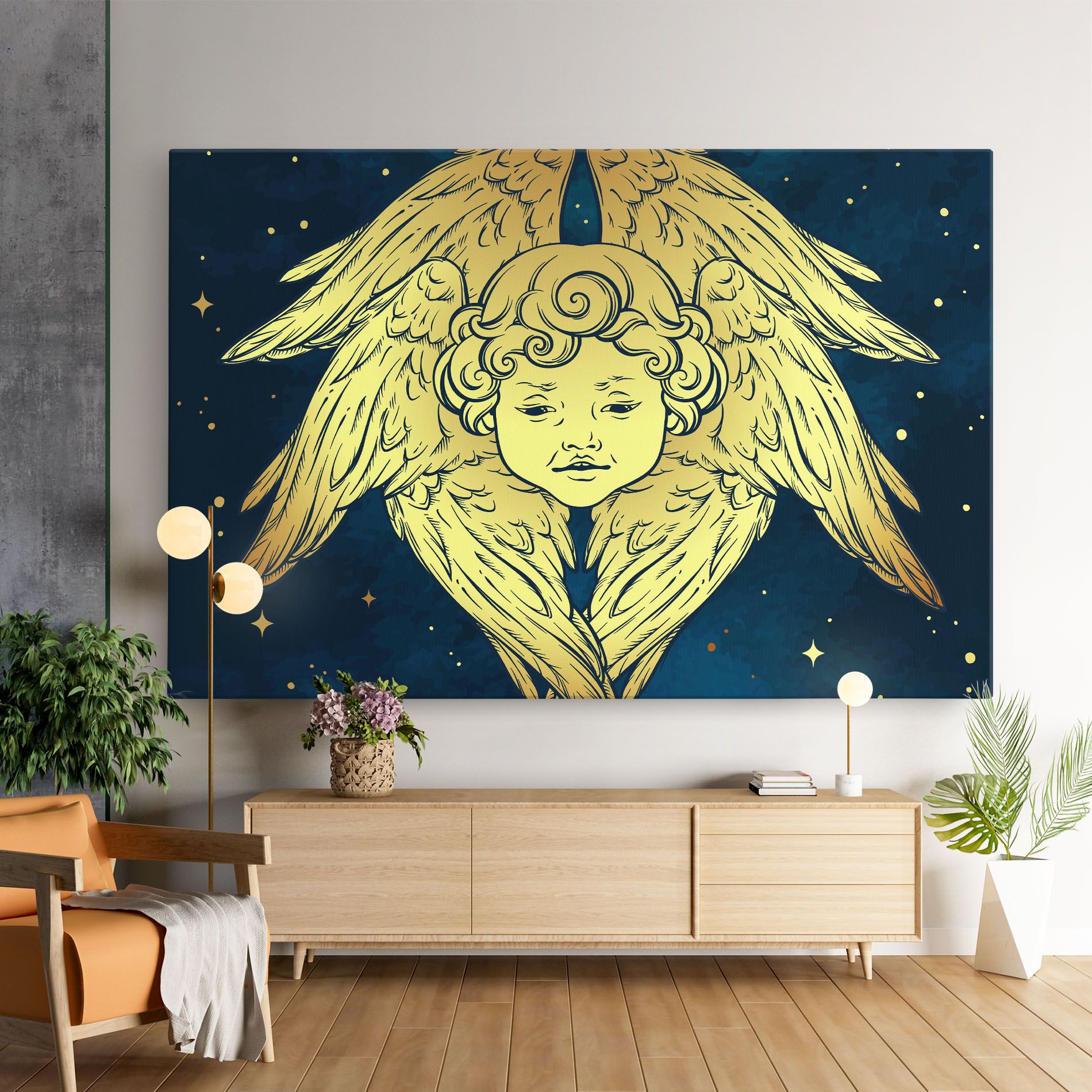 Gold Wings Angel mockup 9