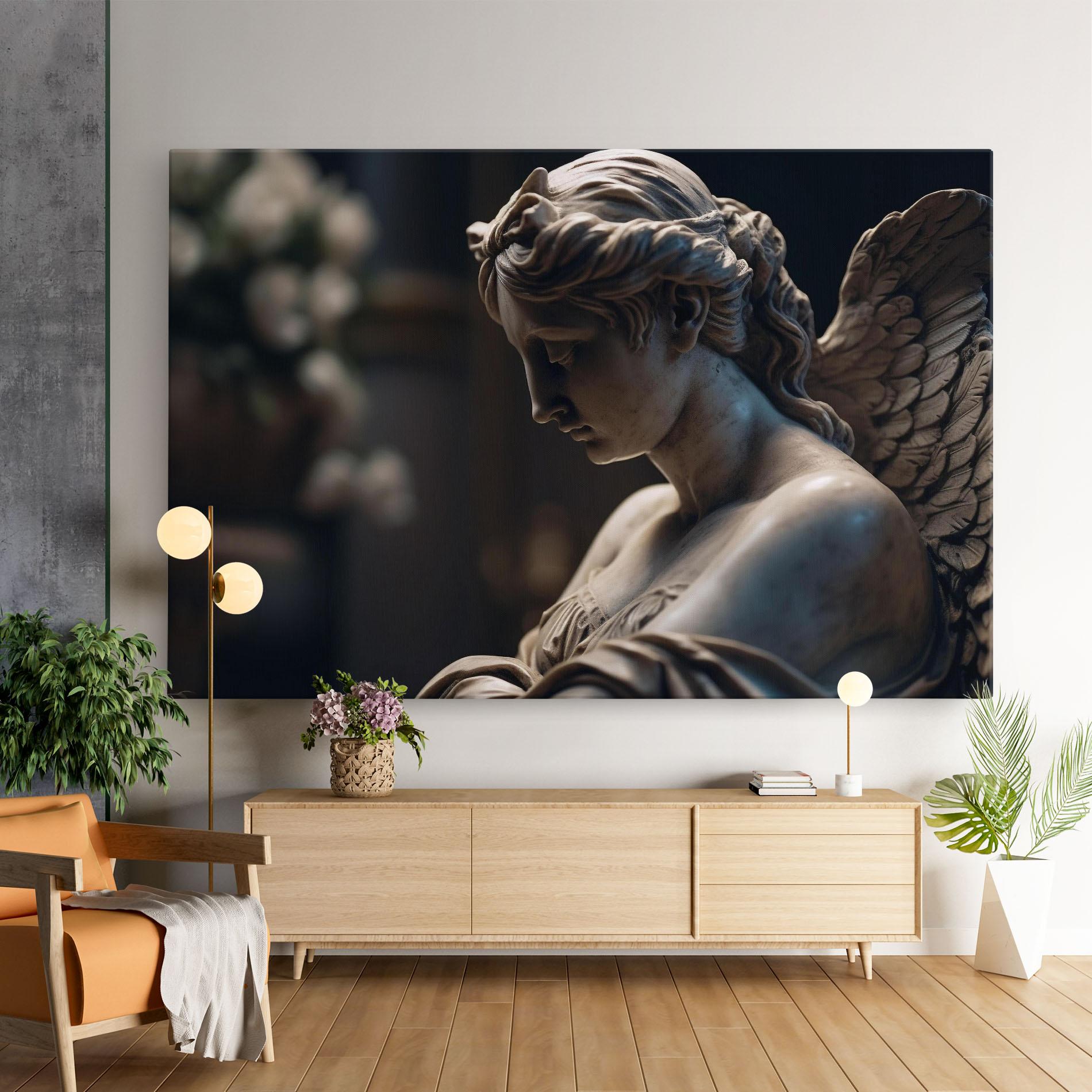 Leinwandbild Praying Woman mockup 9
