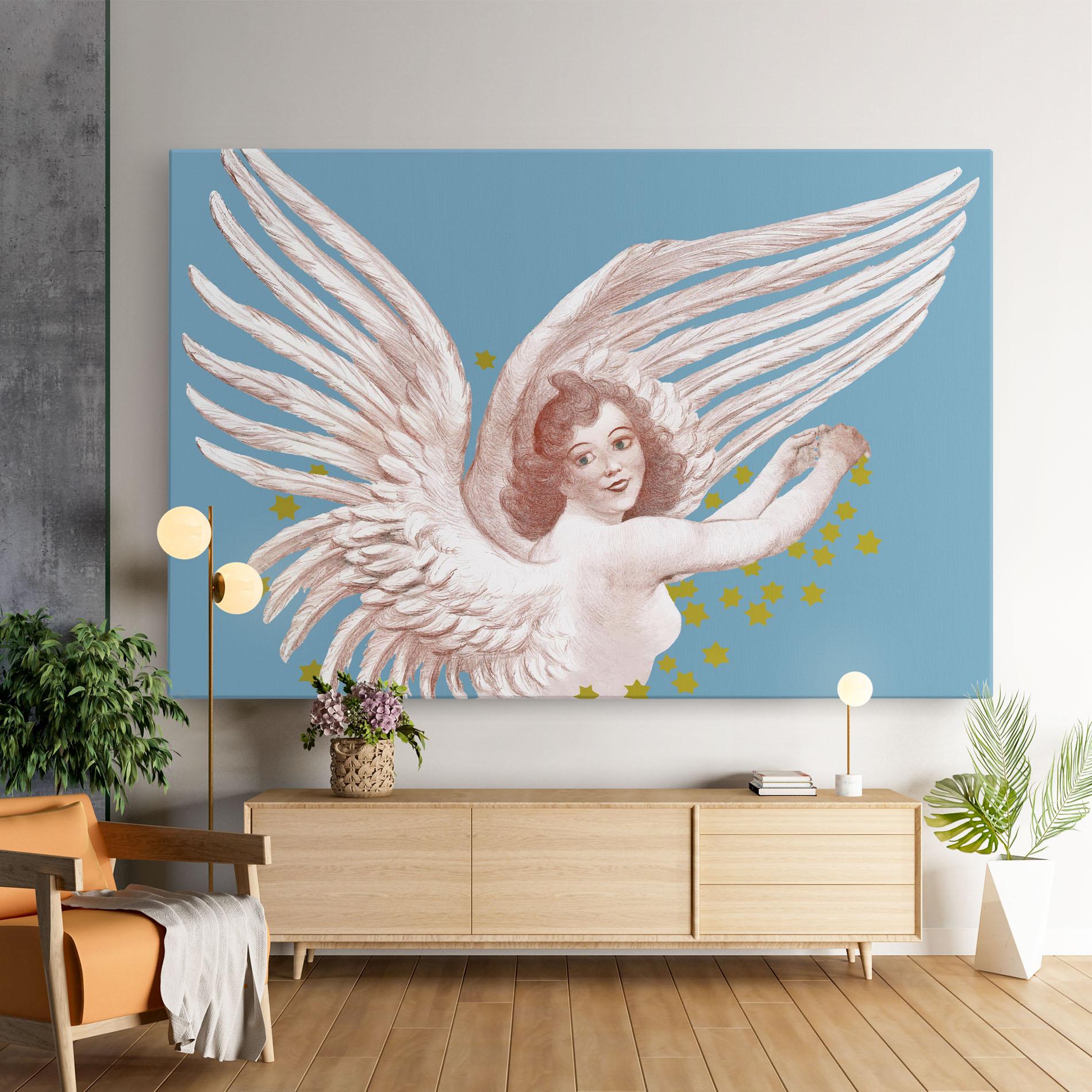 Leinwandbild Stars Angel mockup 9