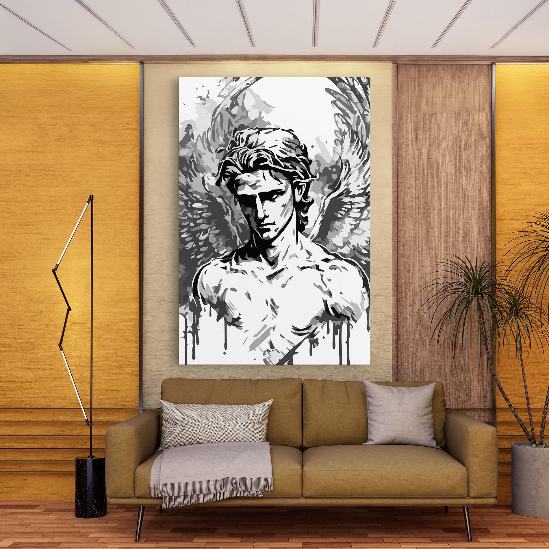 Leinwandbild Beautiful Angel mockup 9