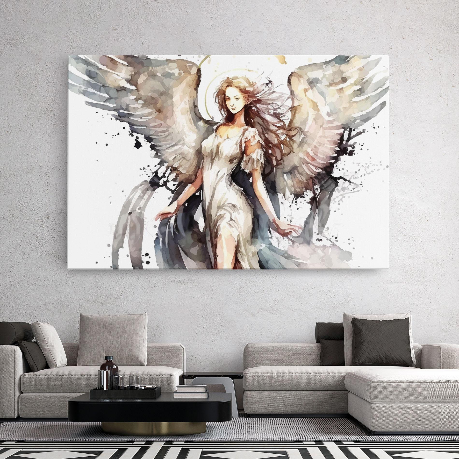 Leinwandbild Angel Lady mockup 2