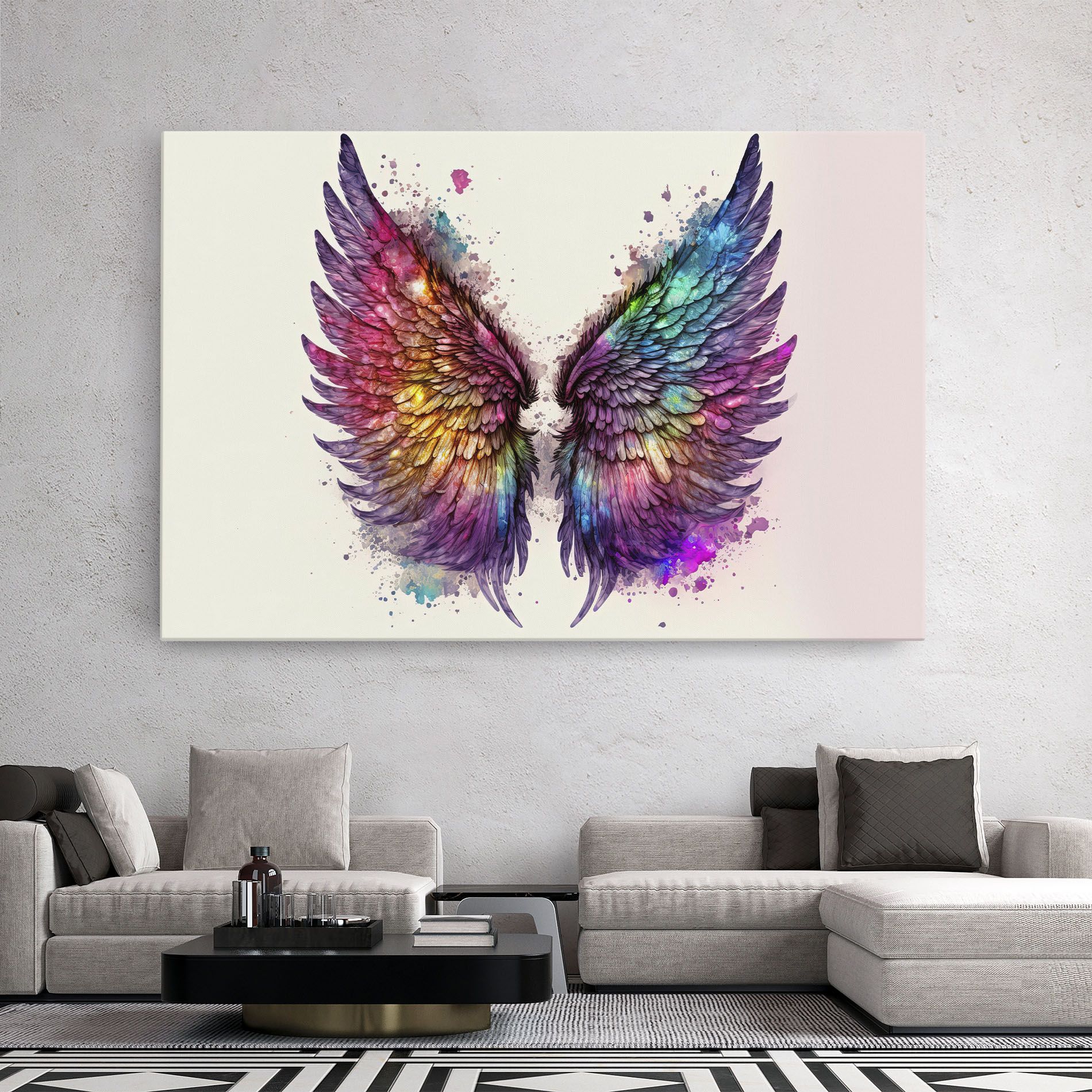 Magic Watercolor Wings mockup 2