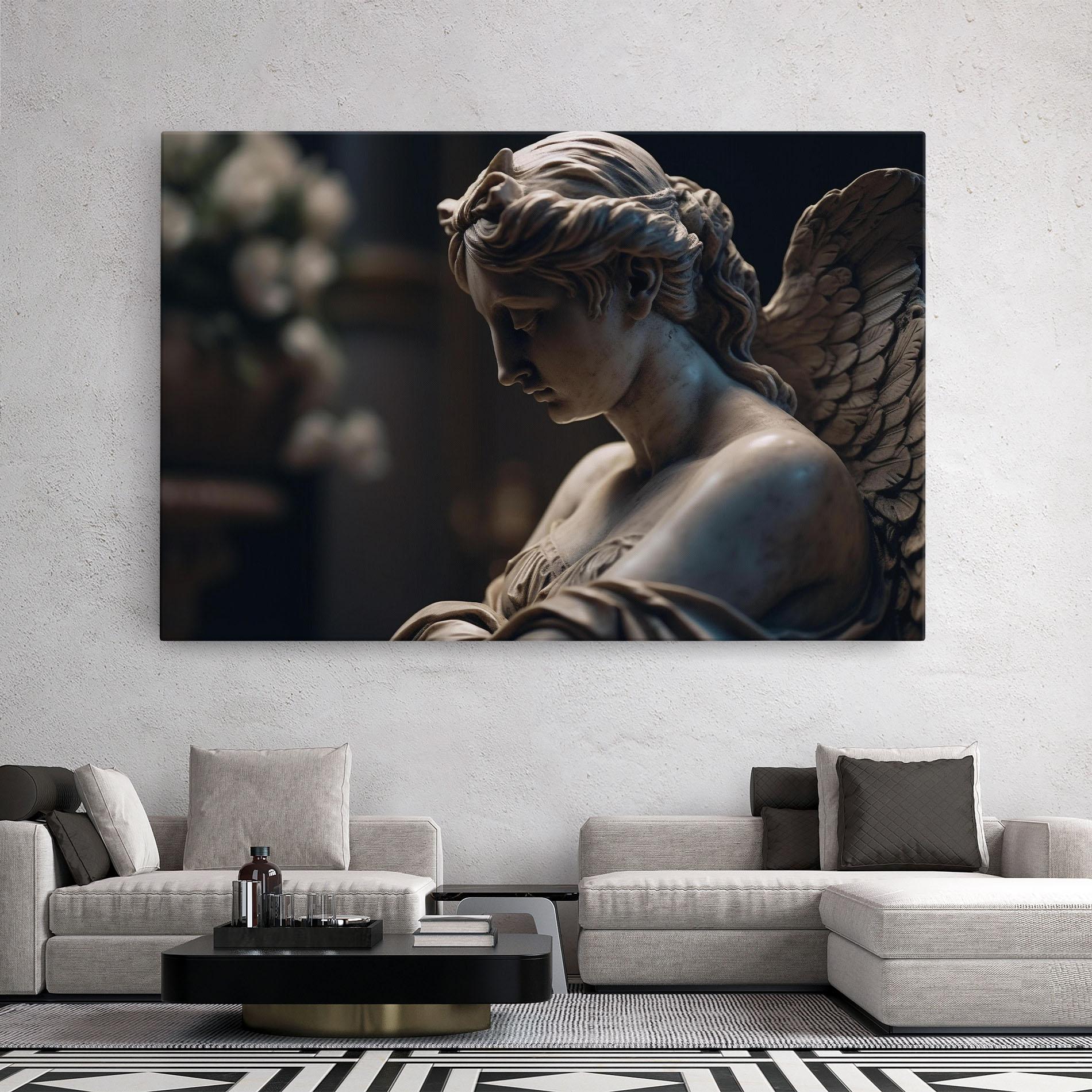 Leinwandbild Praying Woman mockup 2