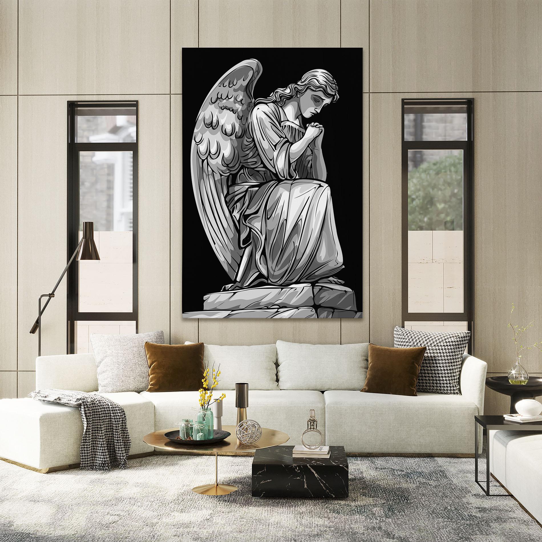 Leinwandbild Pray Angel mockup 2