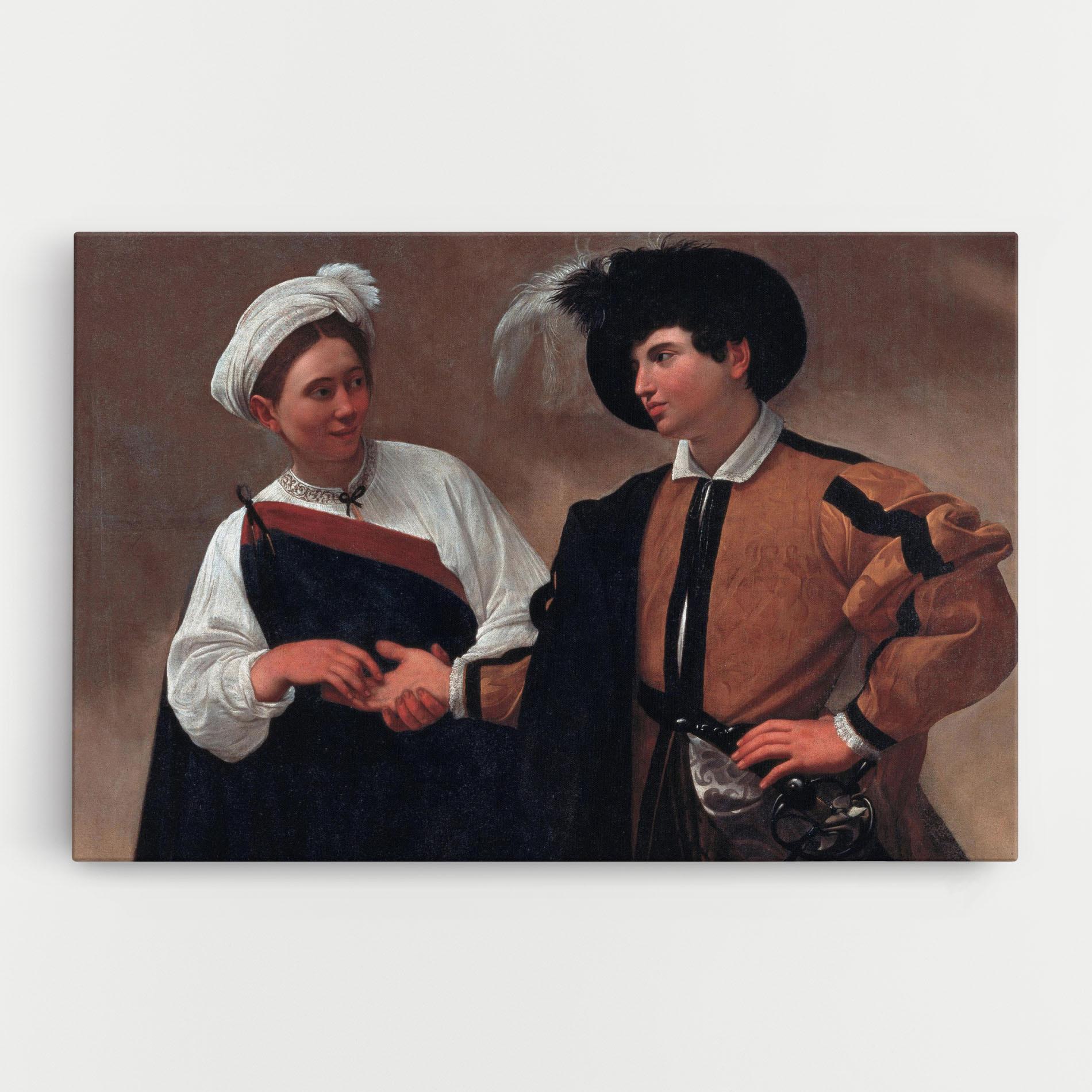 Leinwandbild Caravaggio Good Luck mockup 0