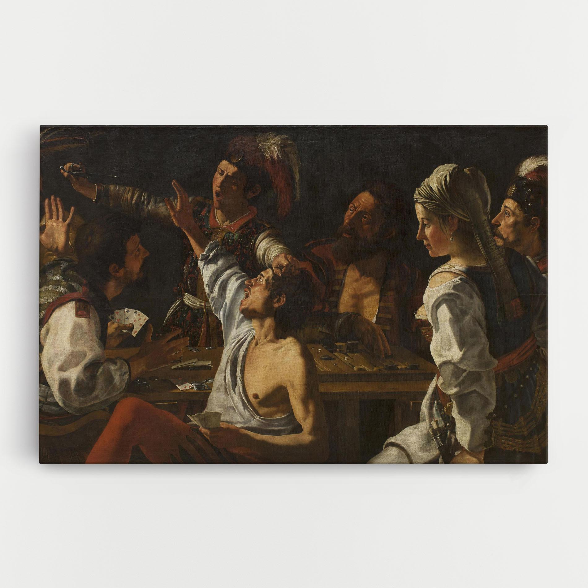 Leinwandbild Rombouts Backgammon mockup 0