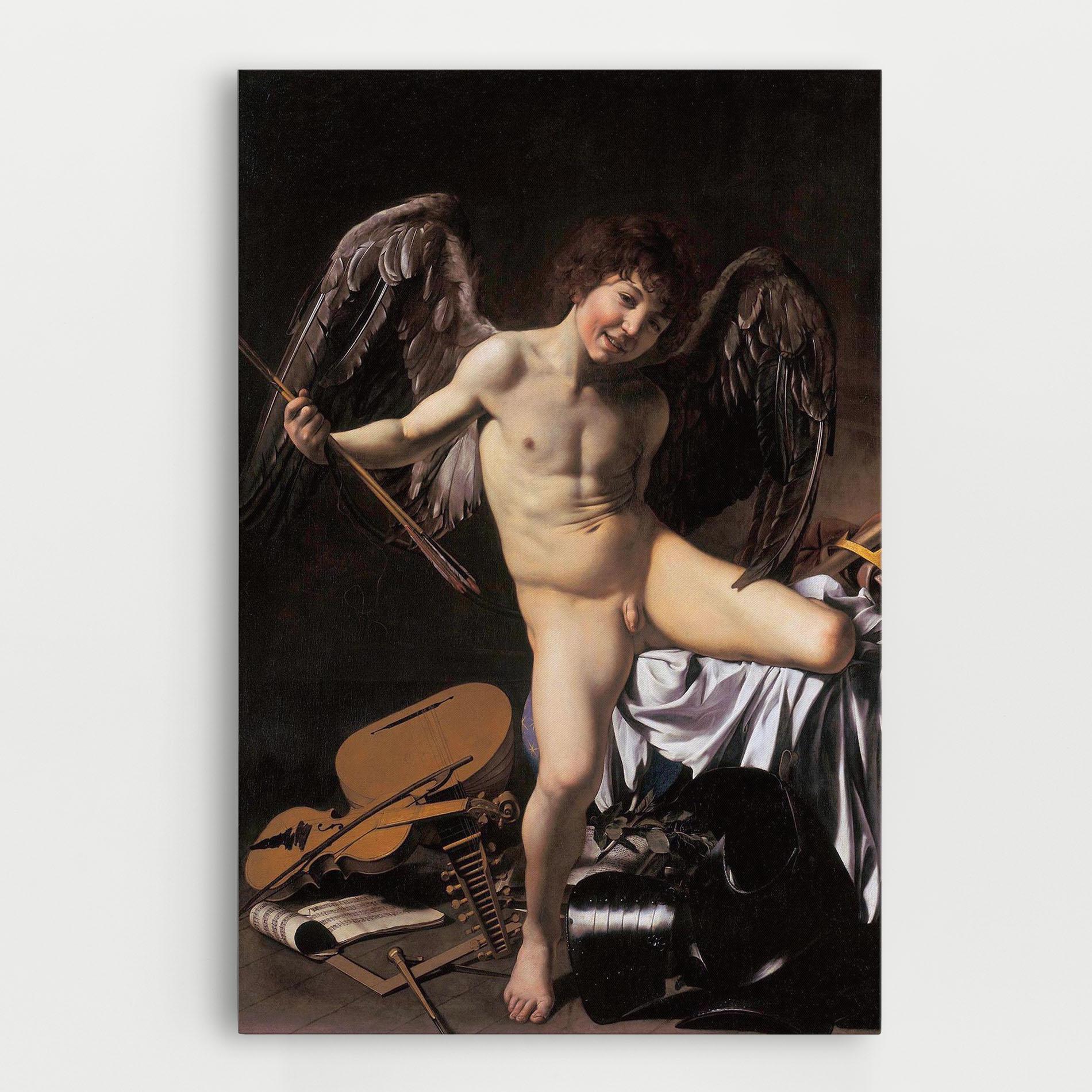 Leinwandbild Amor Vincet Omnia mockup 0