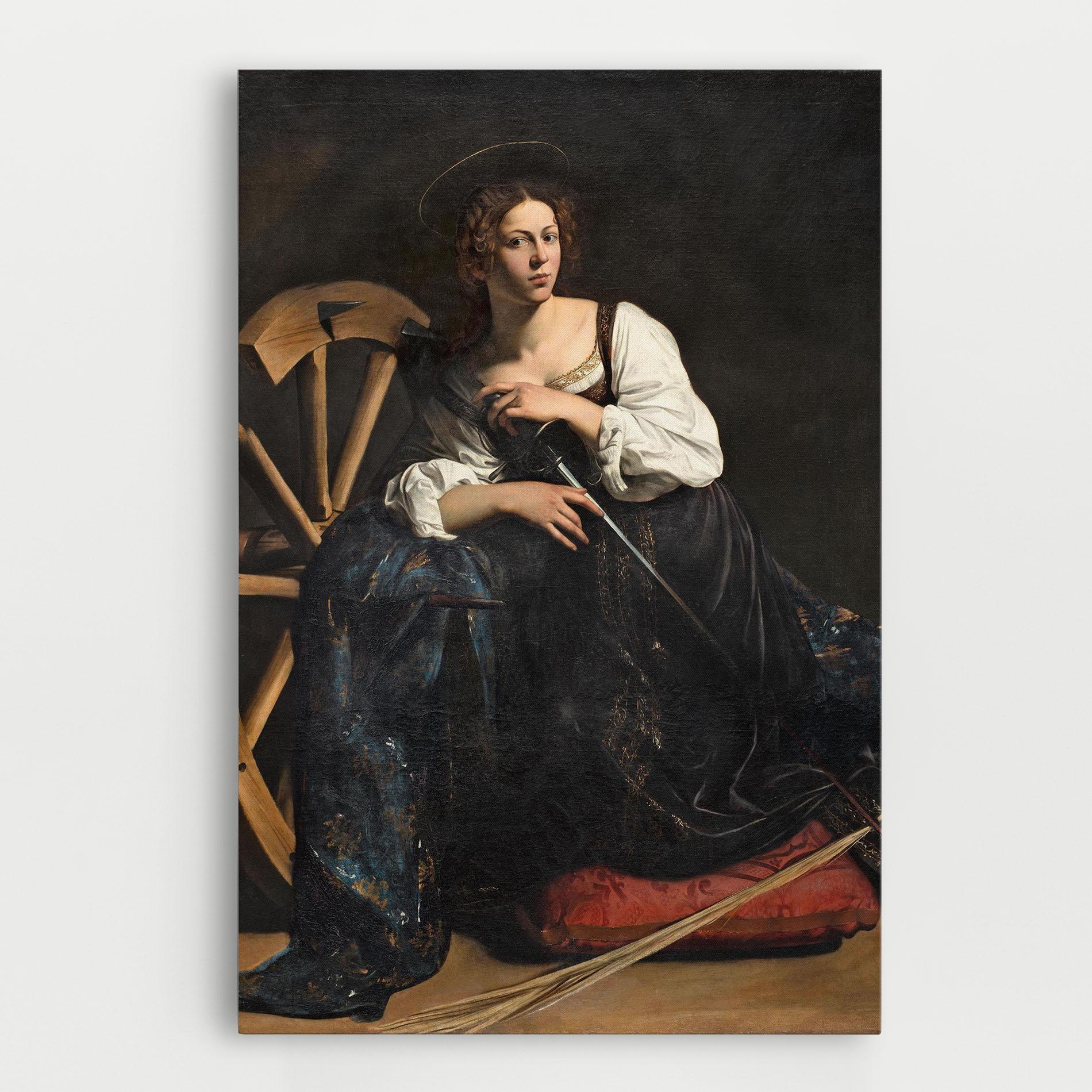 Leinwandbild Saint Catherine Of Alexandria mockup 0