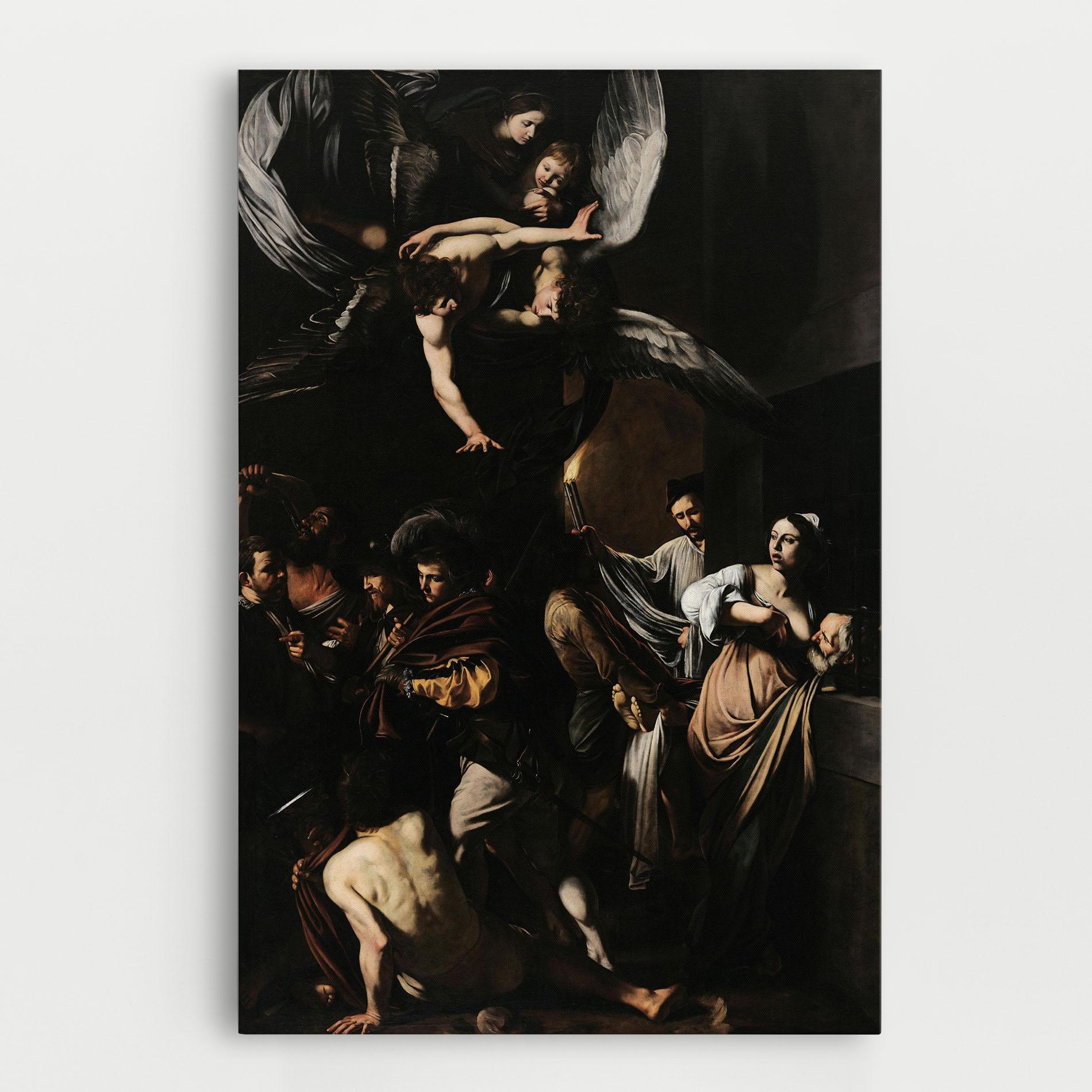 Leinwandbild Sette Opere Di Misericordia mockup 0