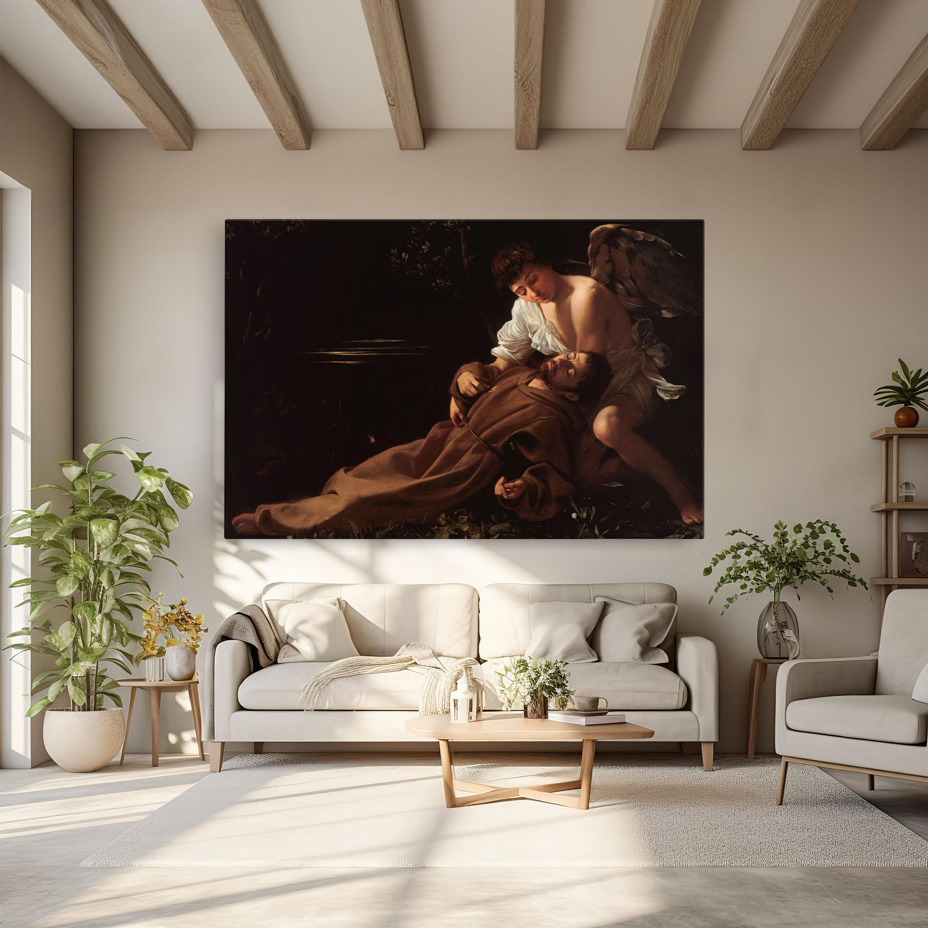 Leinwandbild Francis Of Assisi In Ecstasy mockup 6