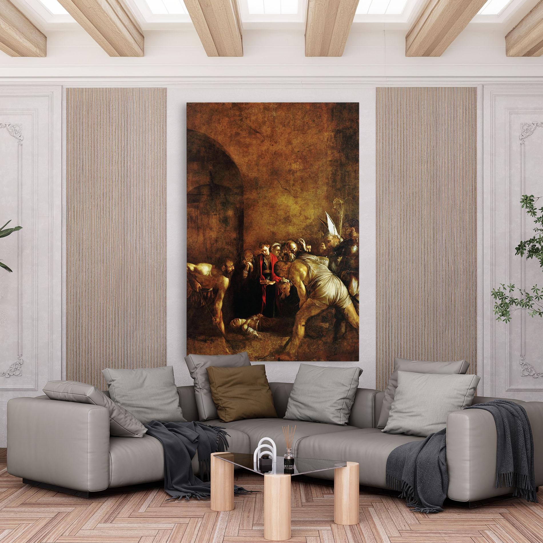 Leinwandbild Burial Of Saint Lucy mockup 6