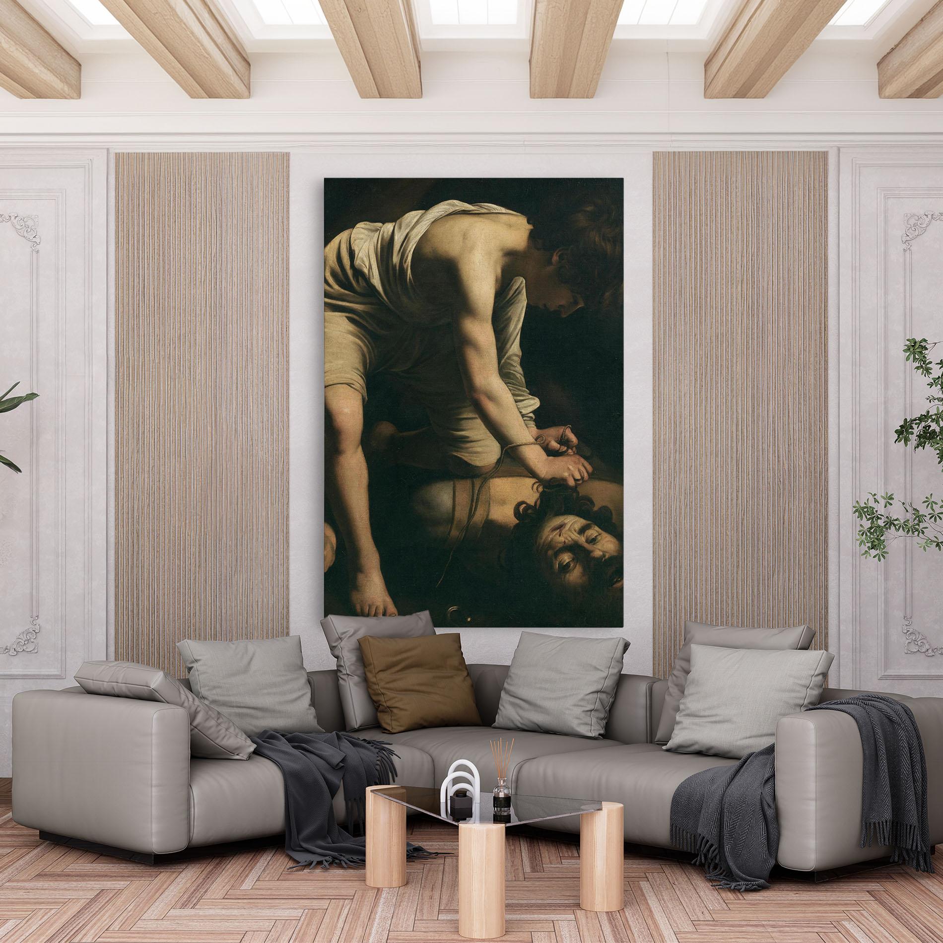 Leinwandbild David And Goliath mockup 6