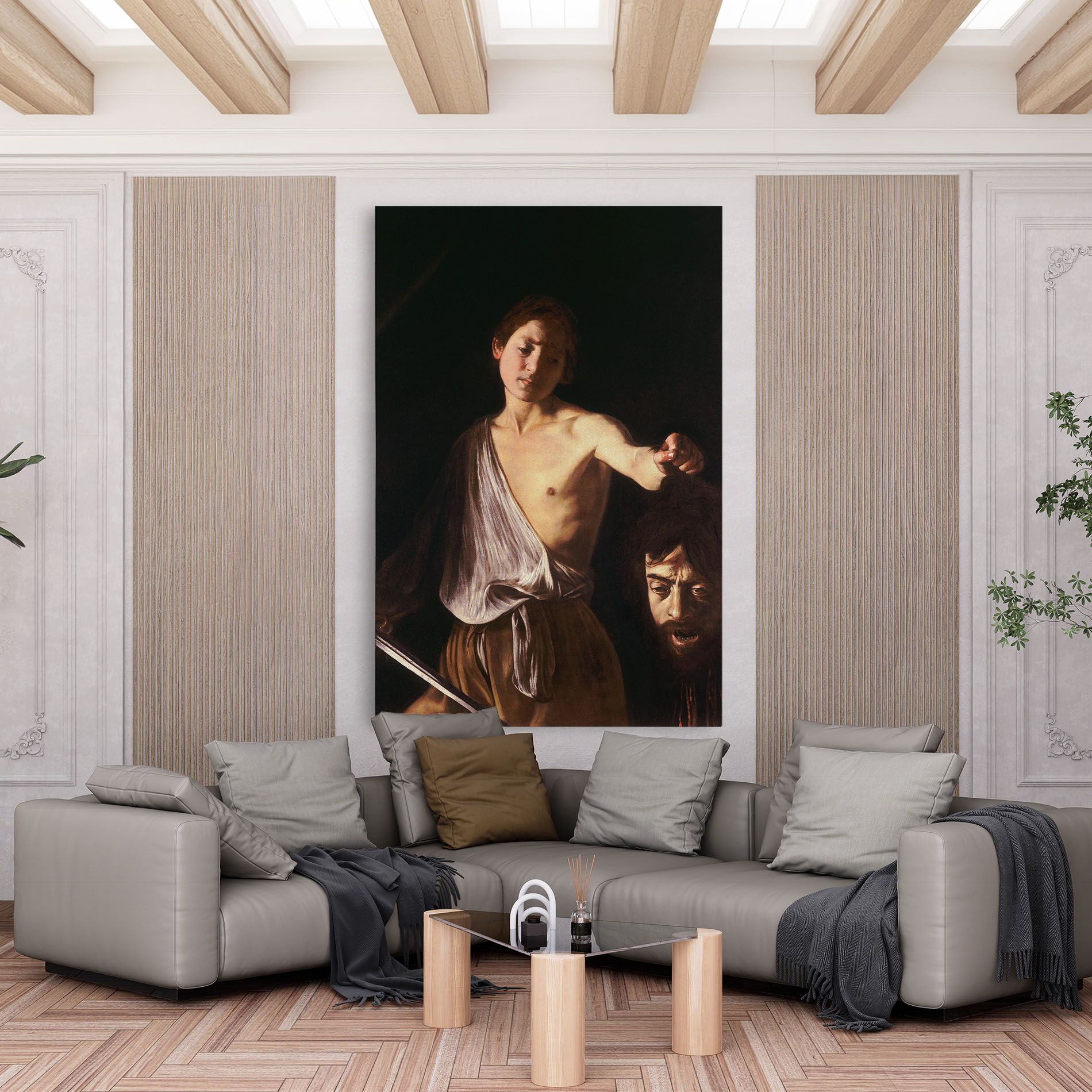 David With The Head Of Goliath mockup 6