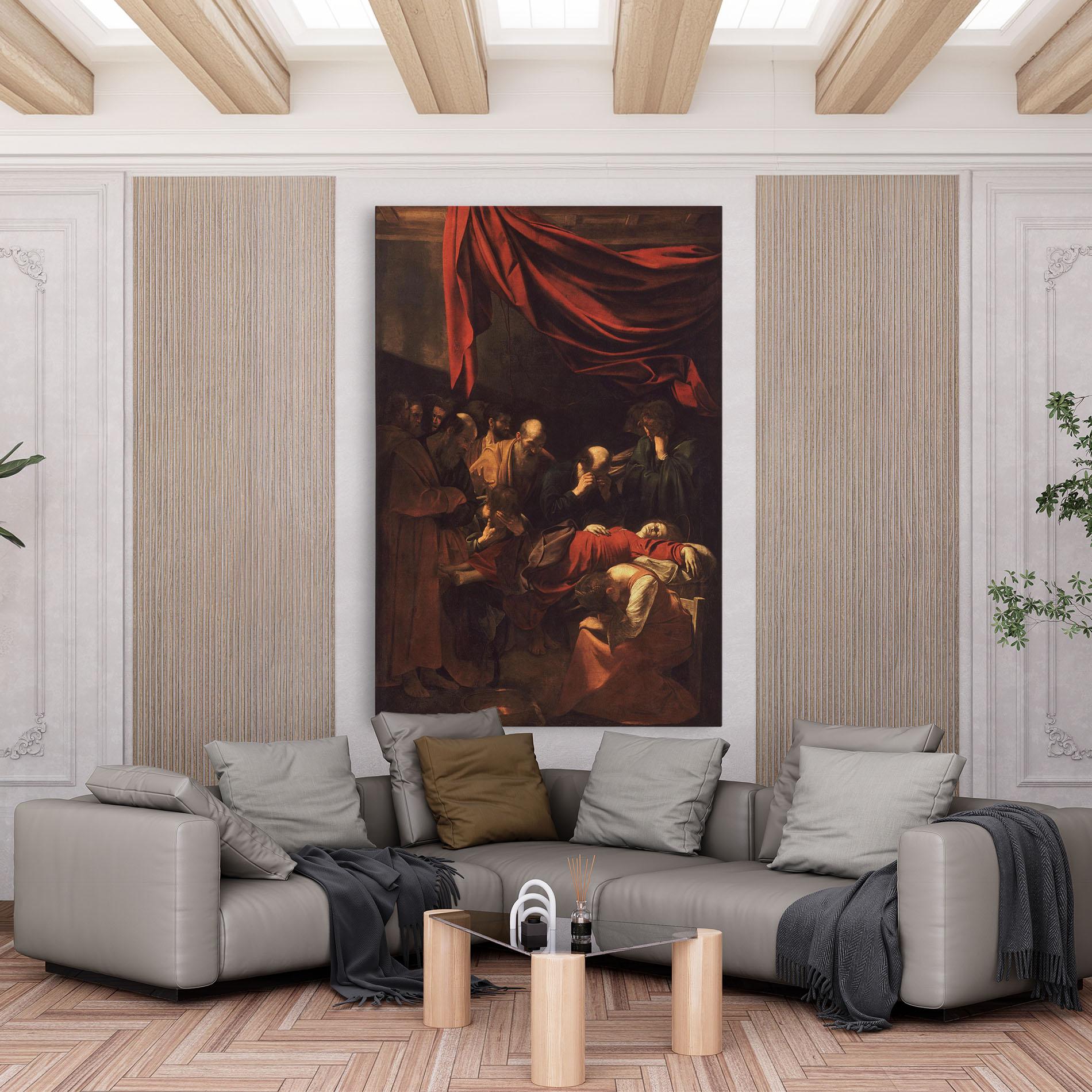 Leinwandbild Death Of The Virgin mockup 6