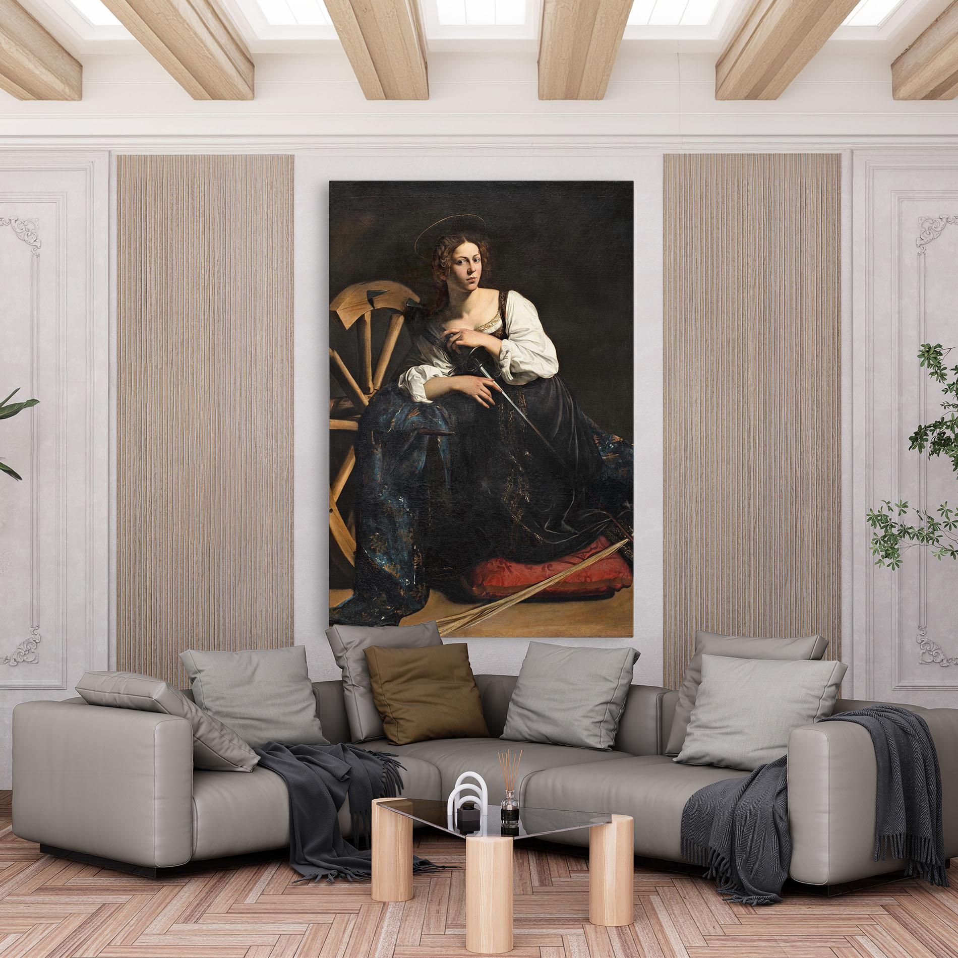 Leinwandbild Saint Catherine Of Alexandria mockup 6