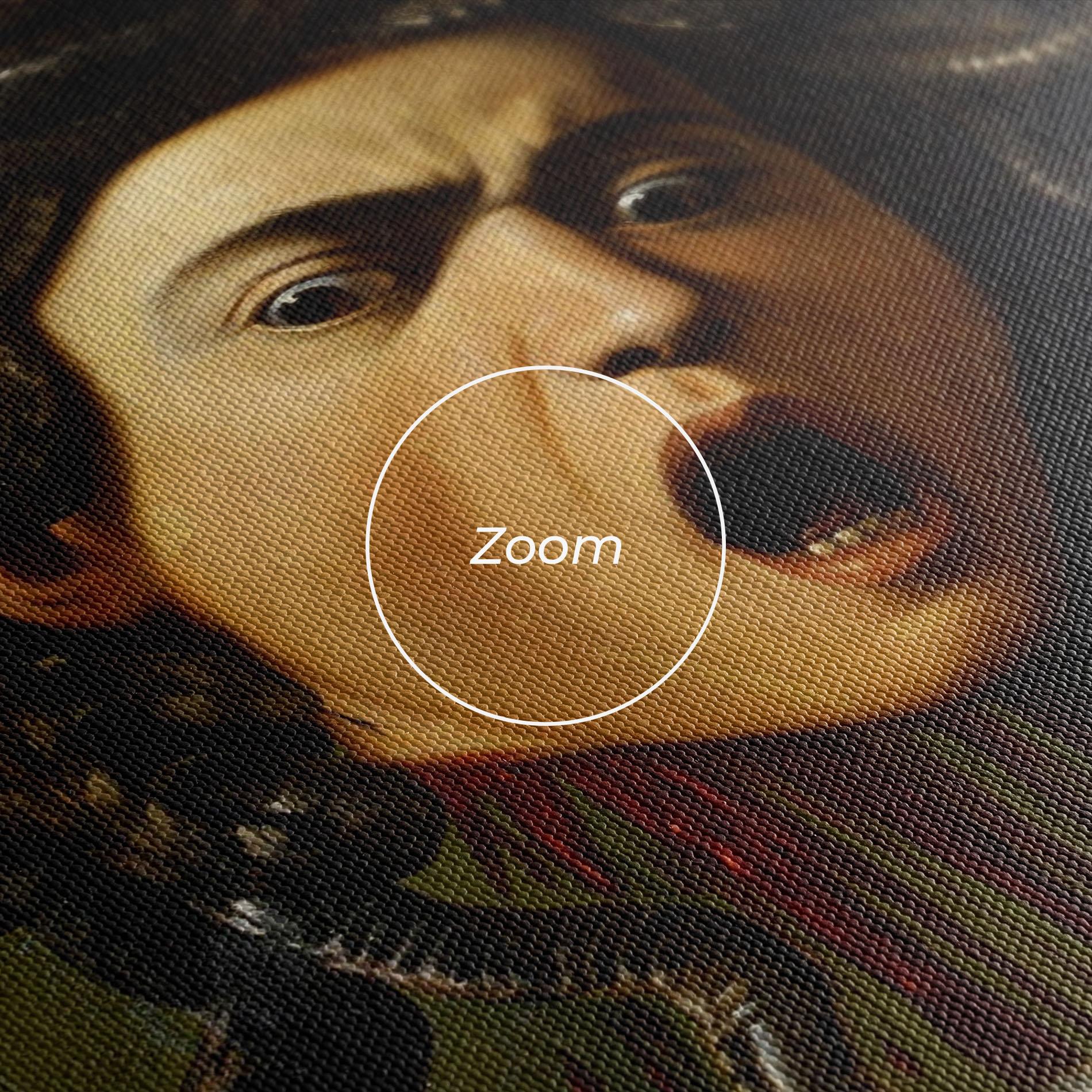 Leinwandbild Caravaggio Medusa mockup 3