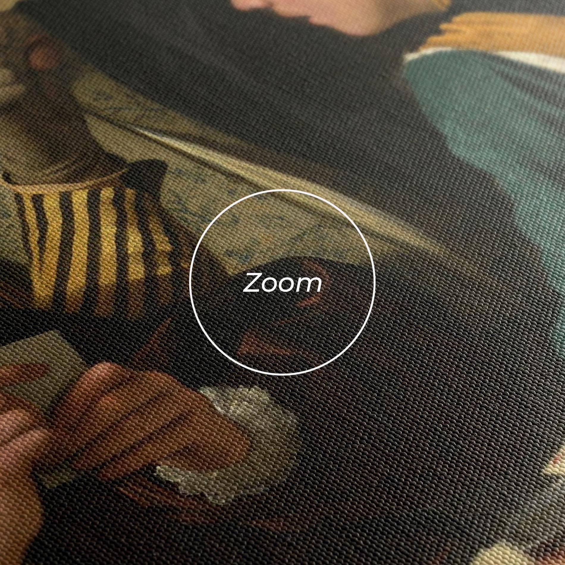 Leinwandbild Caravaggio The Cardsharps mockup 3