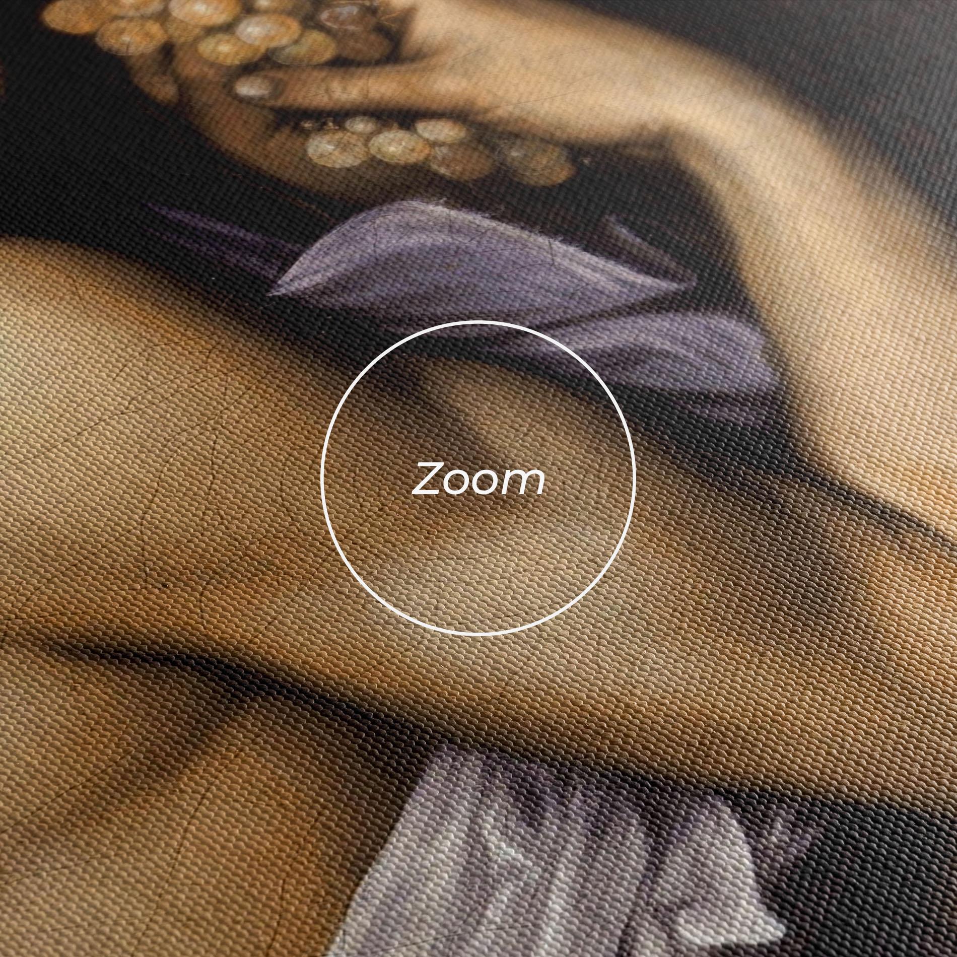 Leinwandbild Young Sick Bacchus mockup 3