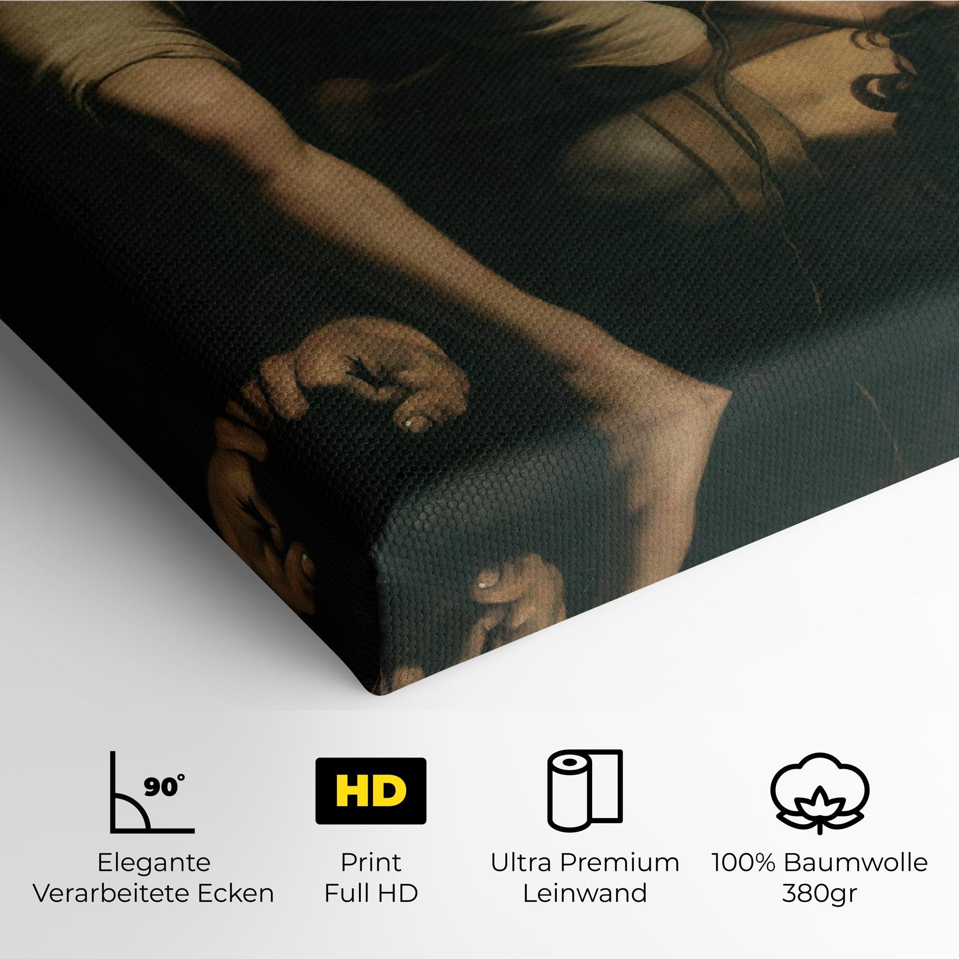 Leinwandbild David And Goliath mockup 4