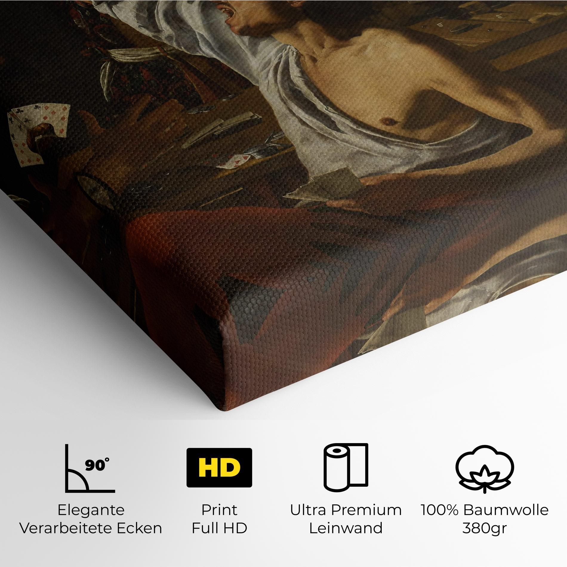 Leinwandbild Rombouts Backgammon mockup 4