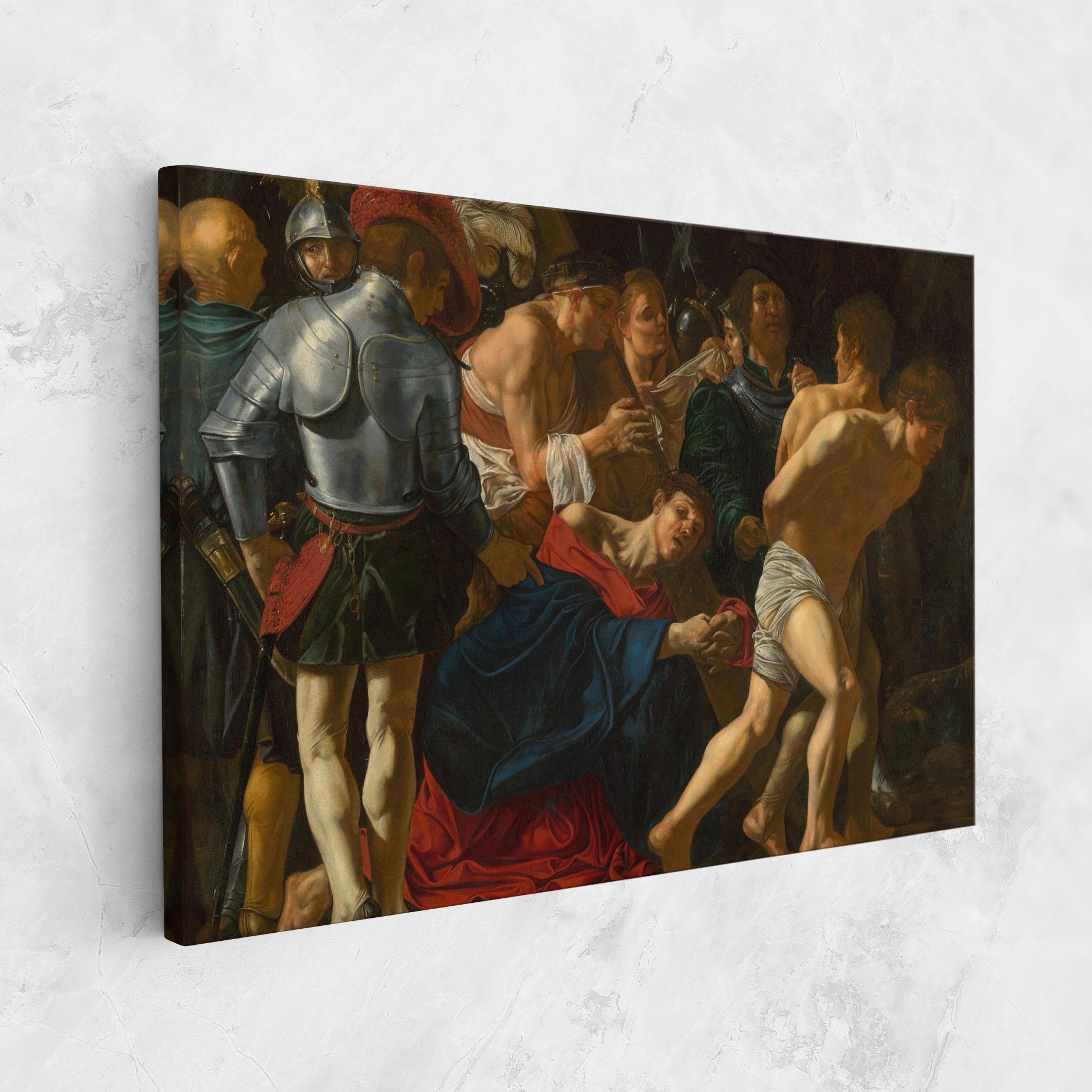 Leinwandbild Fall Of Christ Calvary mockup 1