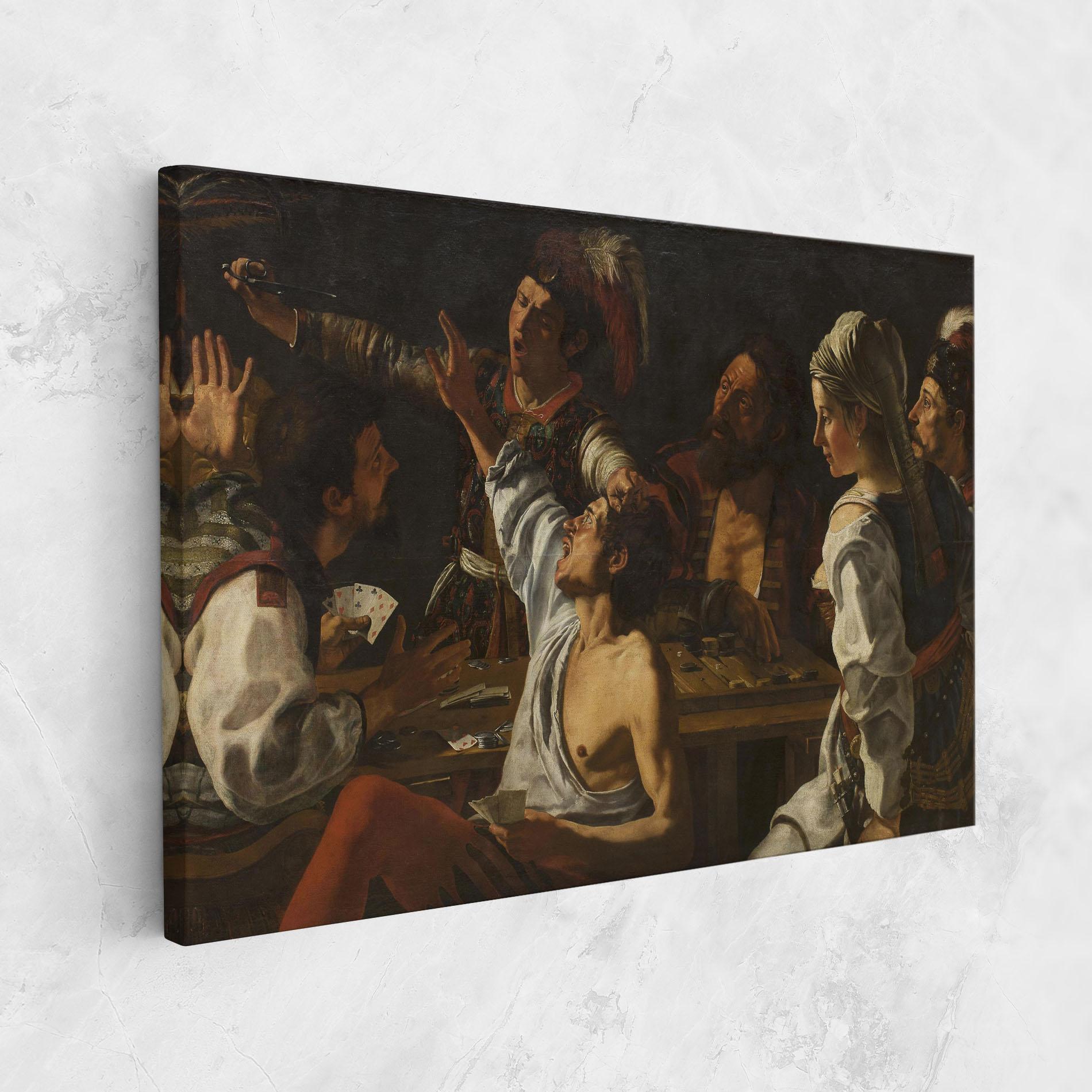 Leinwandbild Rombouts Backgammon mockup 1