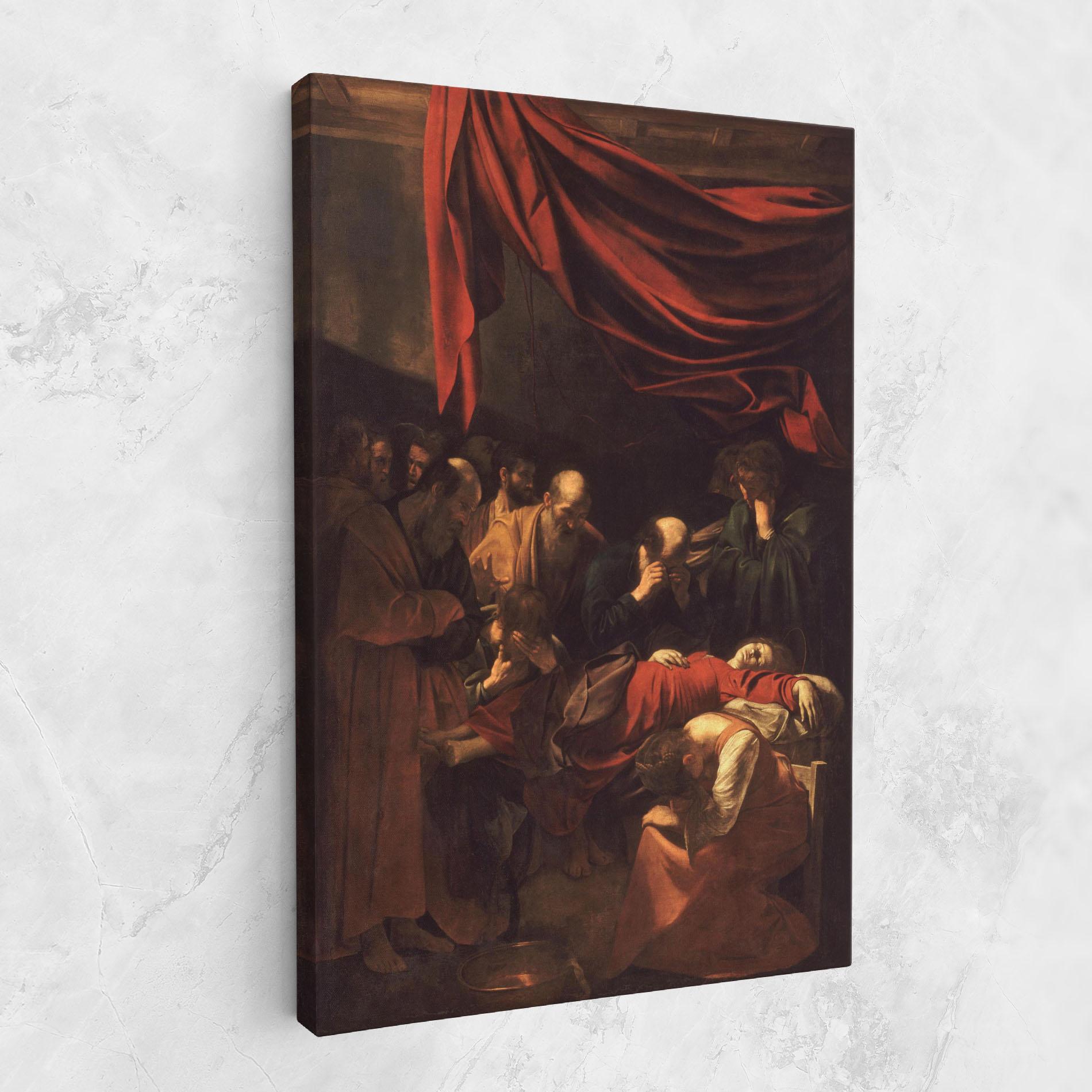 Leinwandbild Death Of The Virgin mockup 1