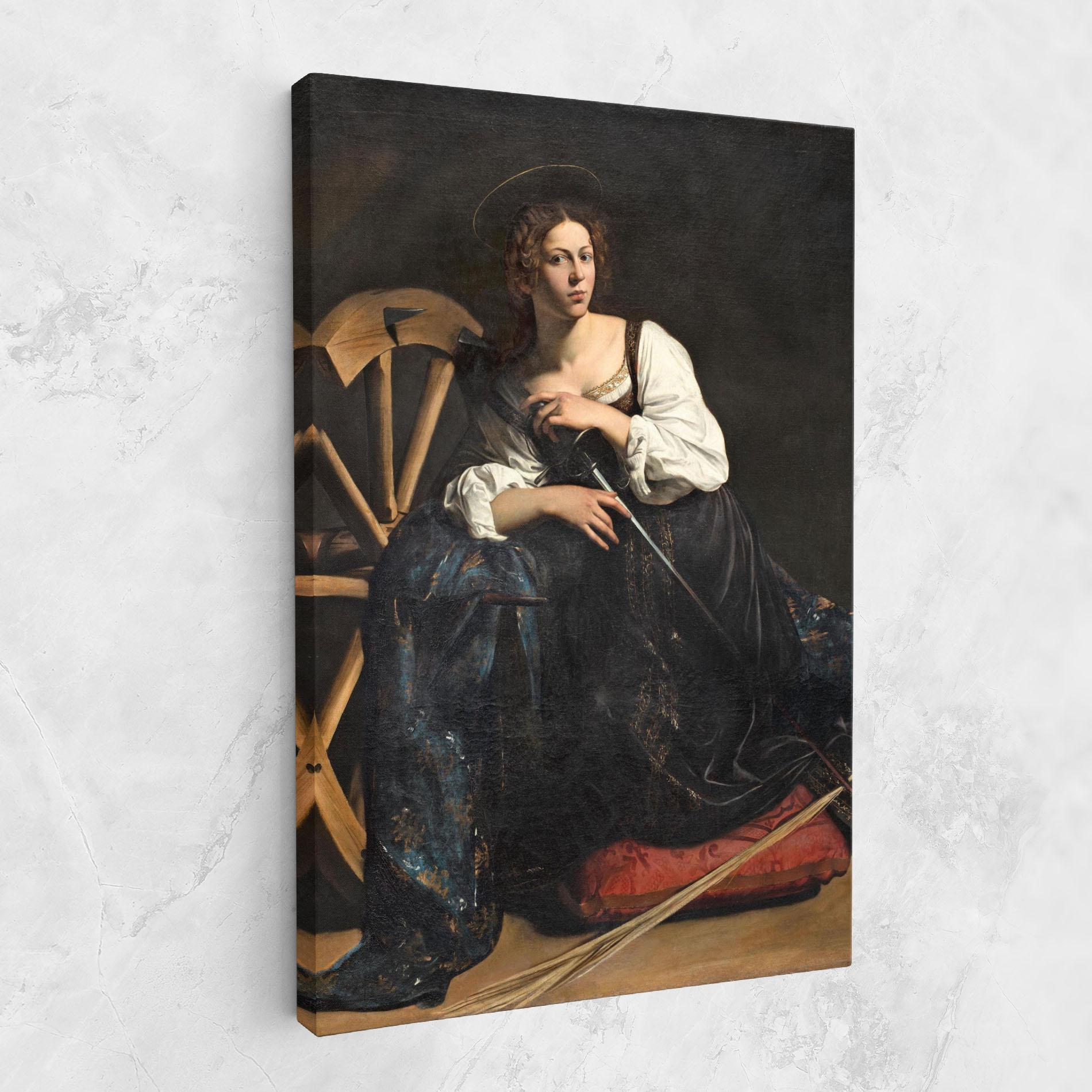 Leinwandbild Saint Catherine Of Alexandria mockup 1