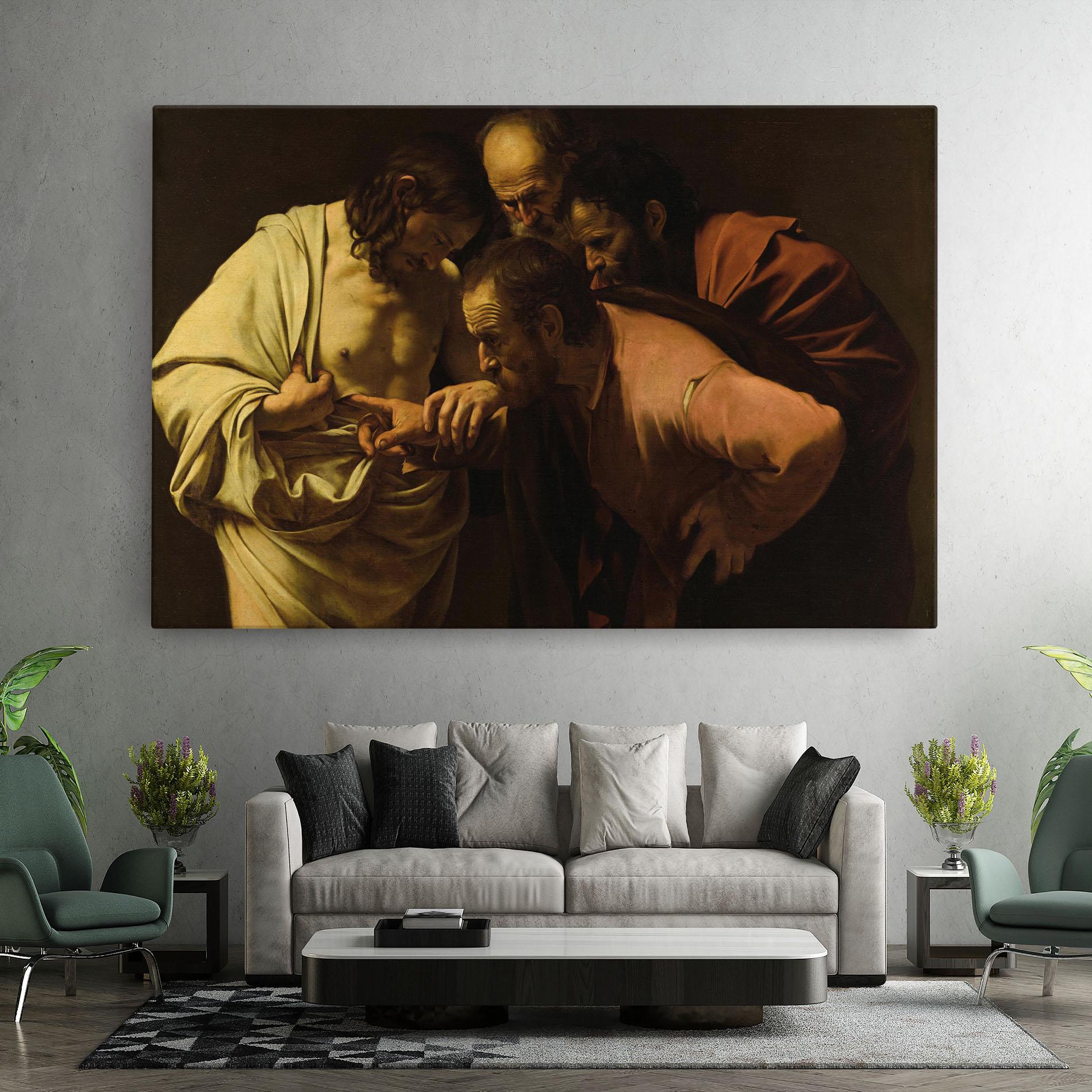 Leinwandbild Der Unglaubige Thomas mockup 7