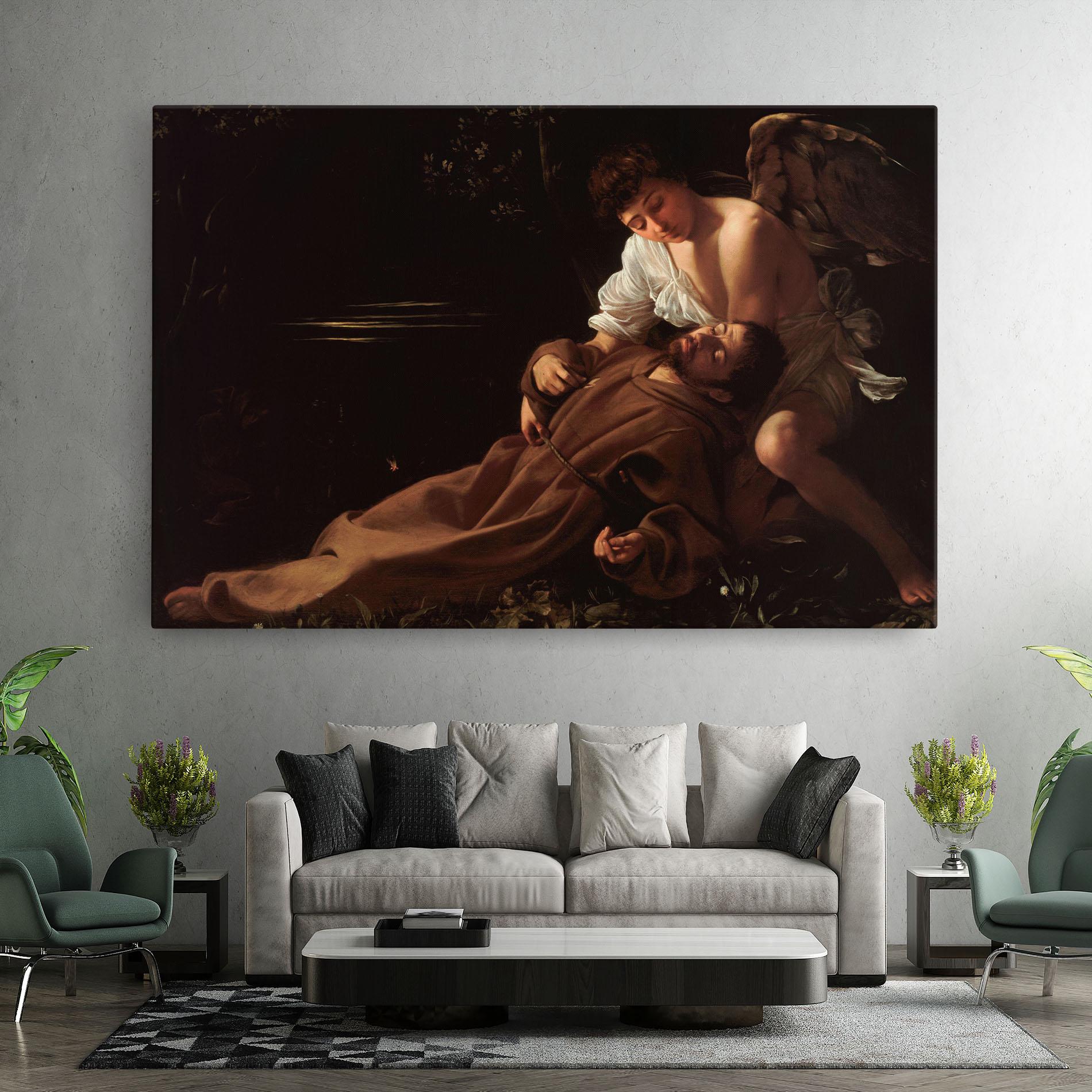 Leinwandbild Francis Of Assisi In Ecstasy mockup 7