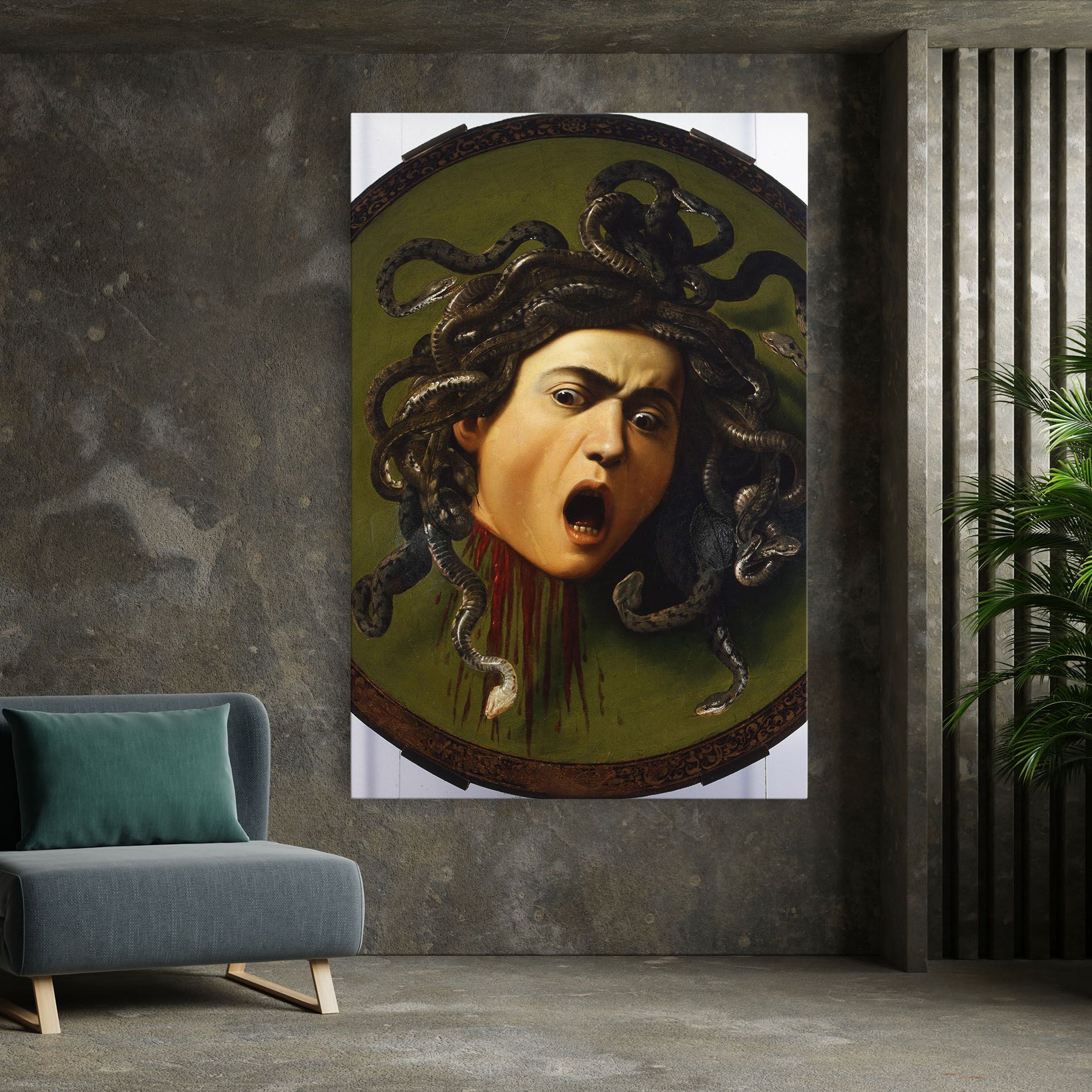 Caravaggio Medusa mockup 7