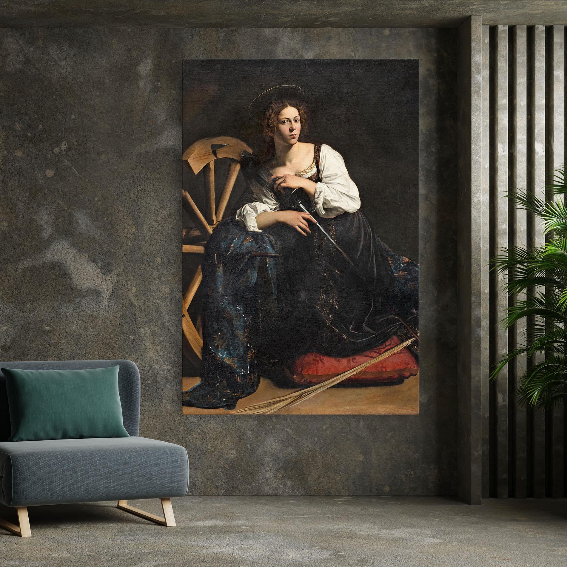 Leinwandbild Saint Catherine Of Alexandria mockup 7