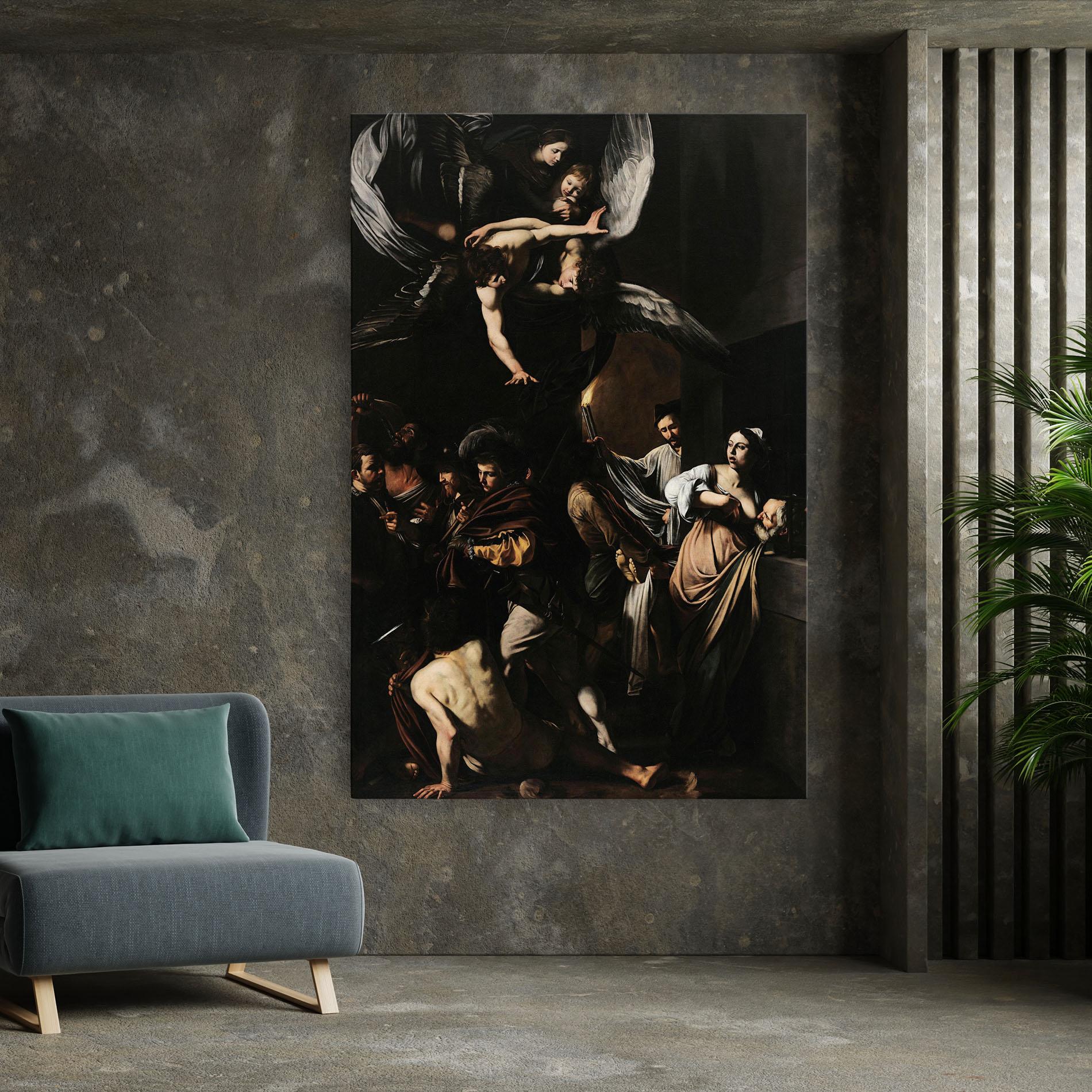 Leinwandbild Sette Opere Di Misericordia mockup 7
