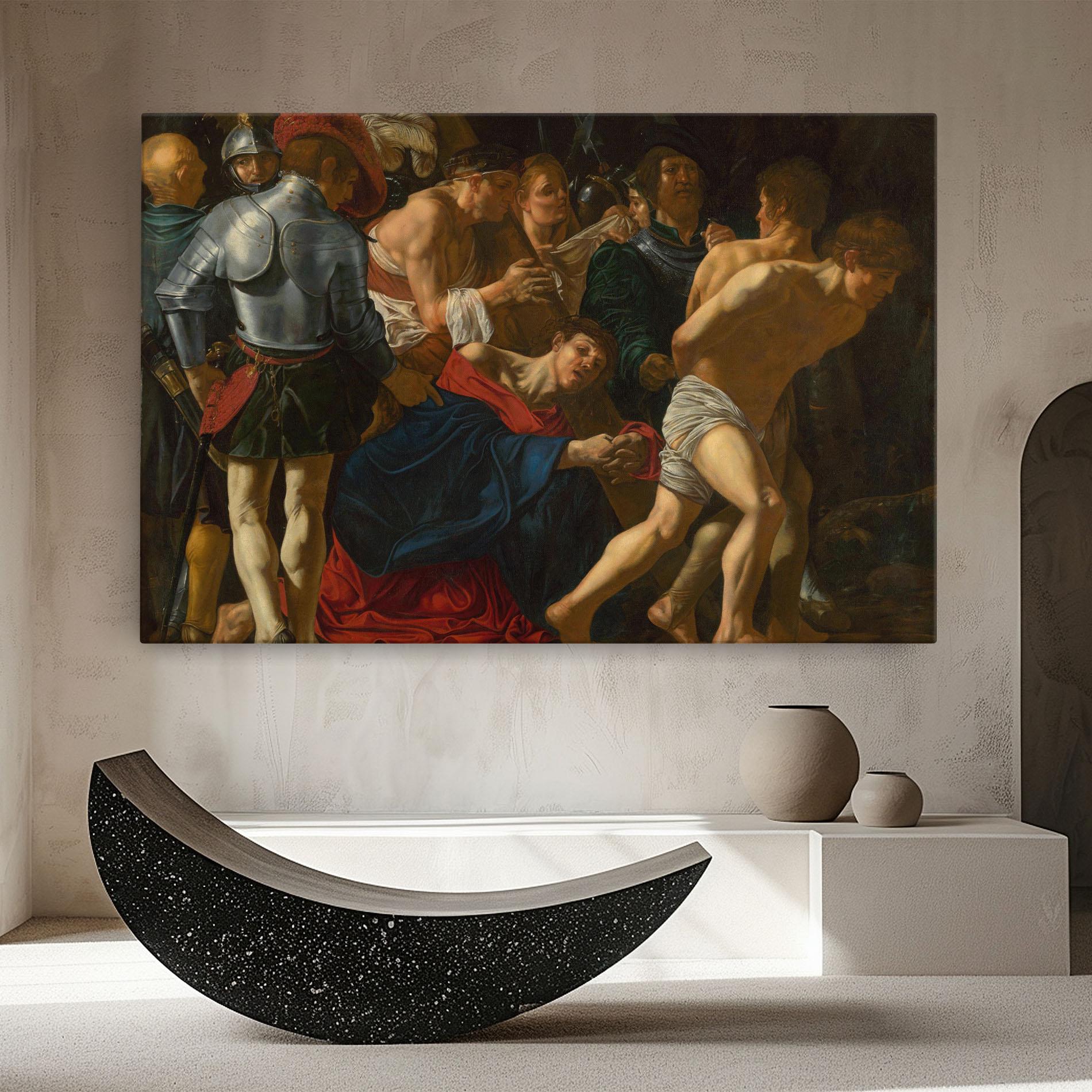 Leinwandbild Fall Of Christ Calvary mockup 8