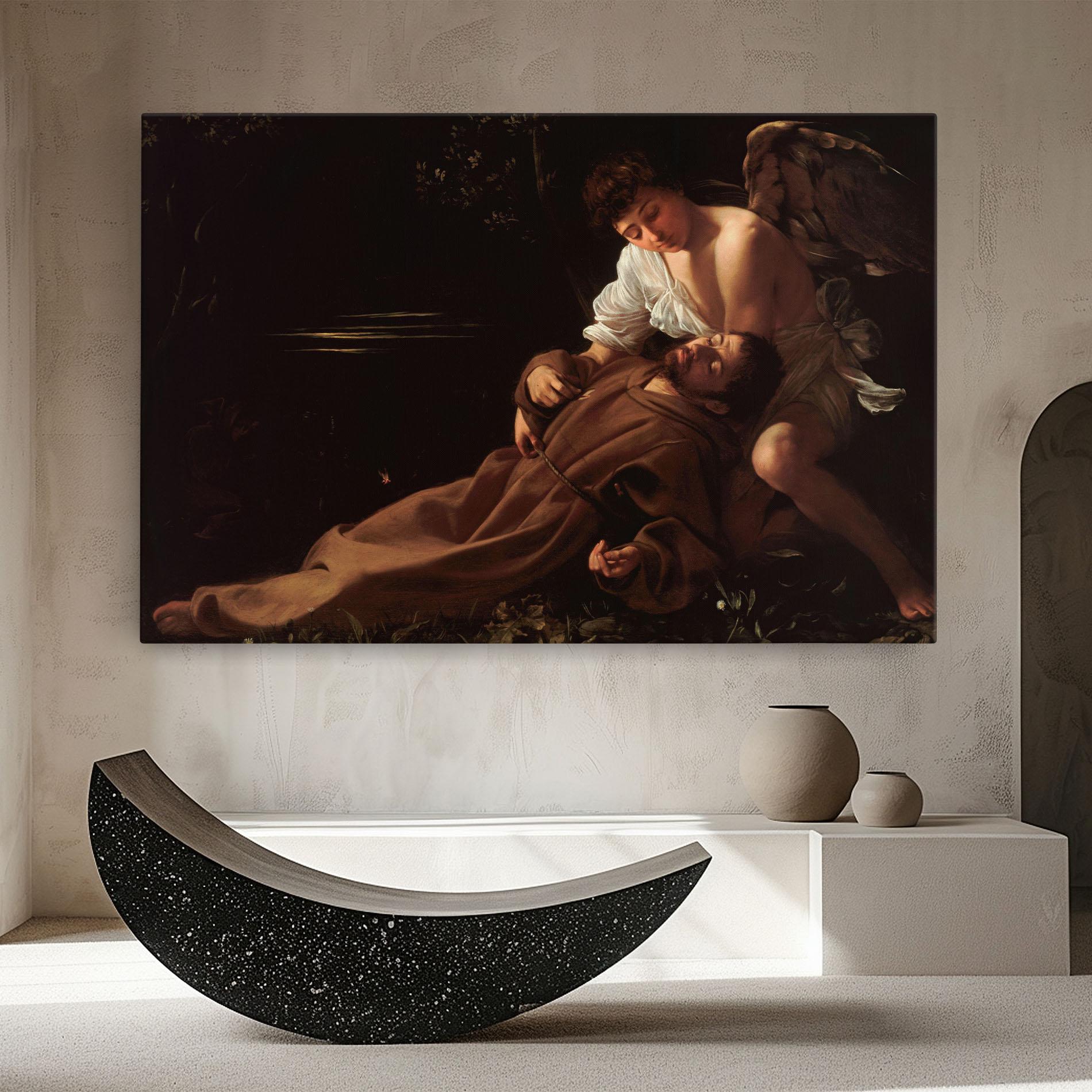 Leinwandbild Francis Of Assisi In Ecstasy mockup 8